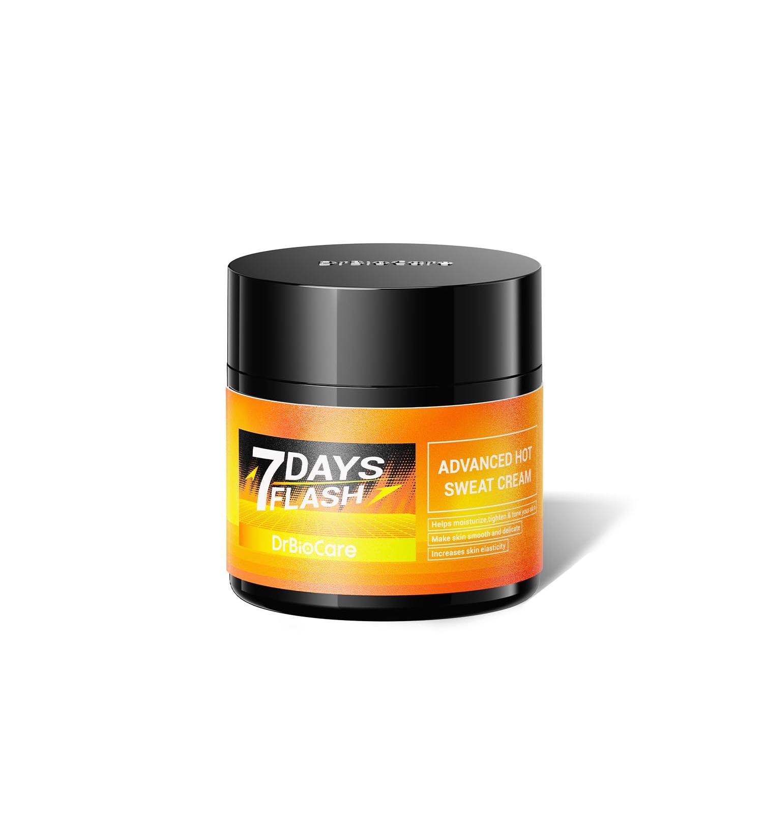 Dr BioCare Advanced Hot Sweat Cream Natural Sweat Enhancer Cream for Men and Women Makes You Sweat Harder and Faster 1 bottle - Buy Online on GoSupps.com