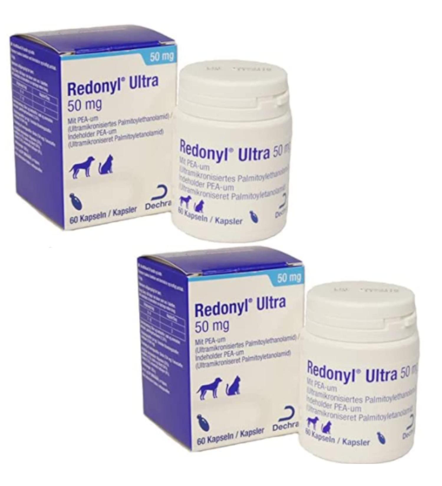 Dechra - Redonyl Ultra 50mg for dogs and cats - double pack - 2 x 60 capsules