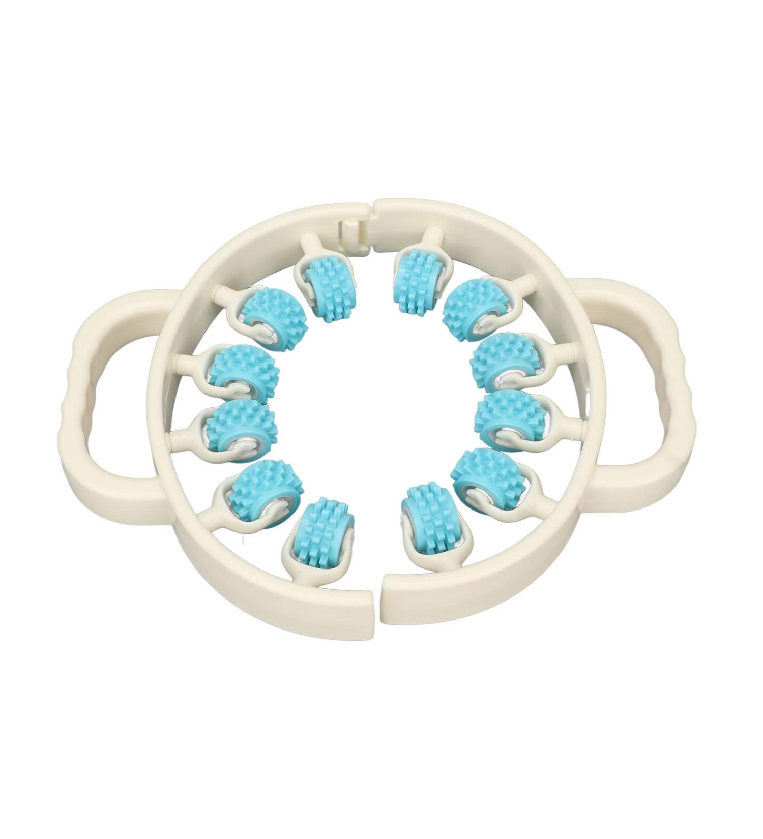 Muscle Roll Leg Massage Device - Relaxation & Relief for Sore Muscles | Indoor Sports & Pilates Equipment (Sky Blue) - Buy Online on GoSupps.com