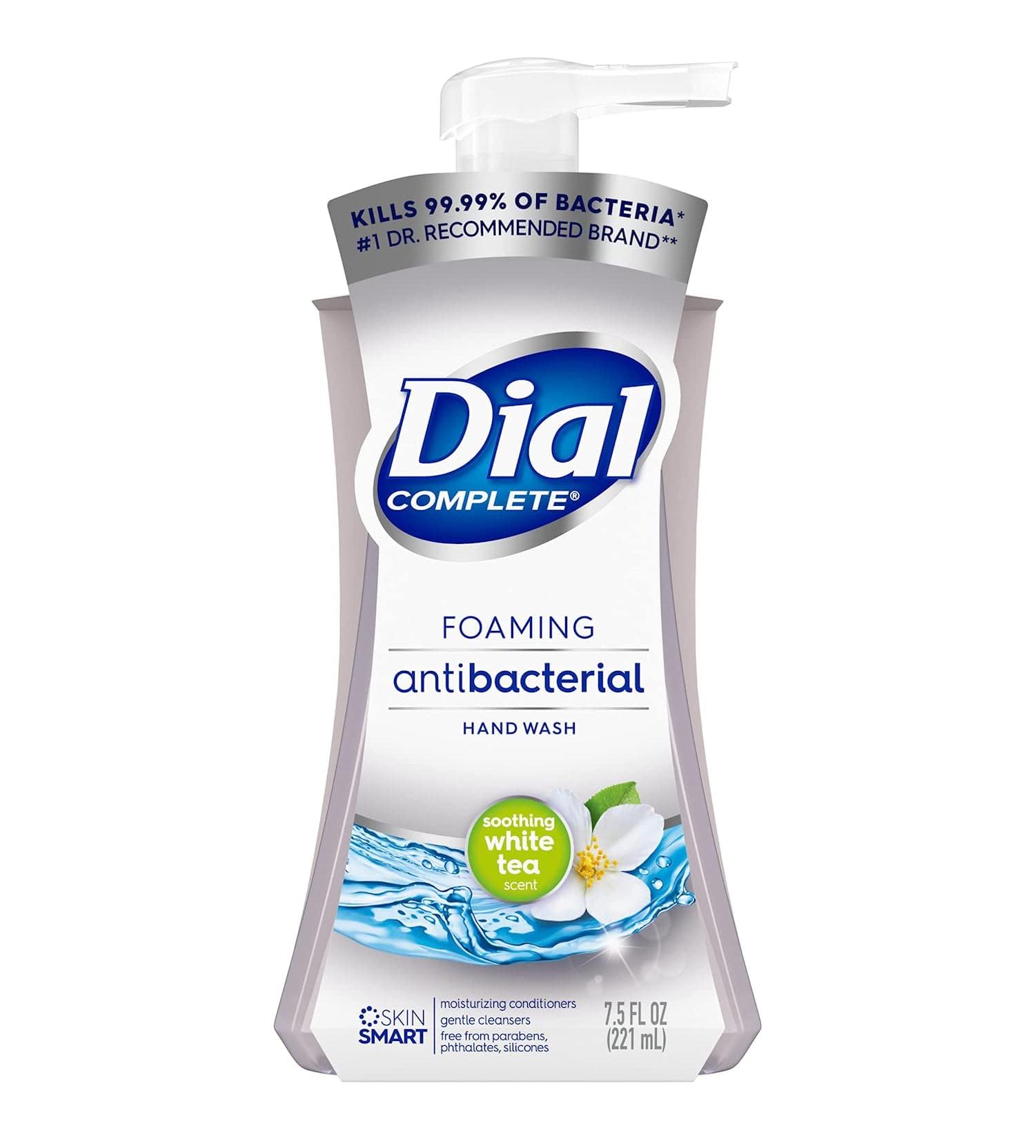 Dial Complete Foaming Hand Wash Soothing White Tea 7.50 oz - Pack of 5 - Buy Online on GoSupps.com