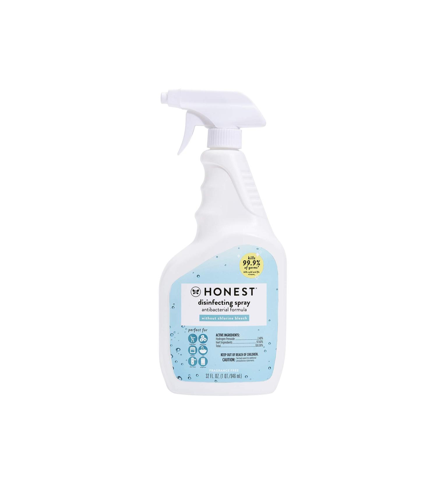 Buy The Honest Company Disinfecting Spray - Antibacterial Formula (32 fl oz) | Safe & Effective Cleaning - Buy Online on GoSupps.com