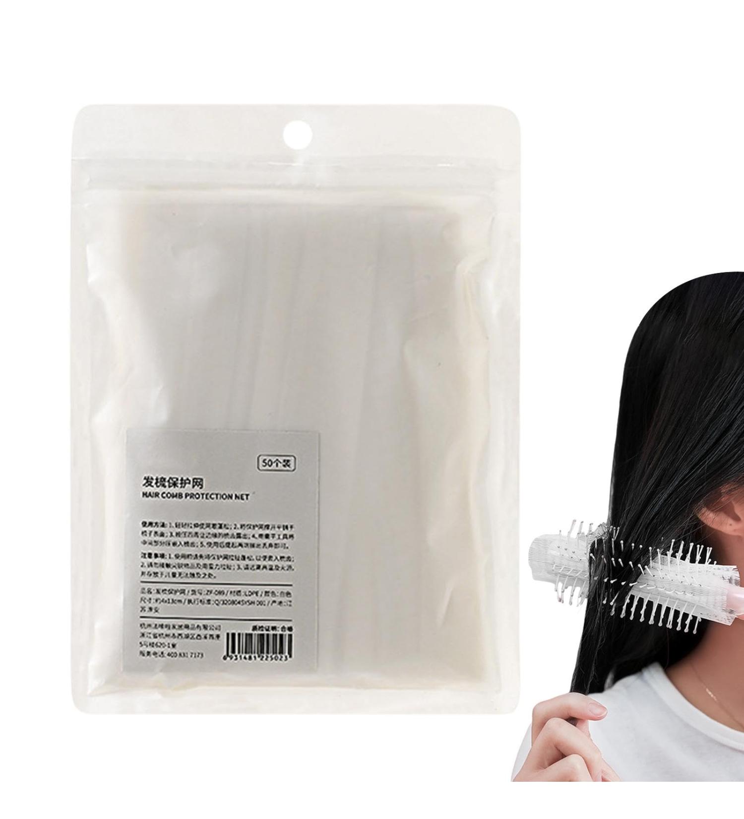 Lot de 50 filets de nettoyage pour peigne cheveux - Pour enlever la poussi re des cheveux - Buy Online on GoSupps.com