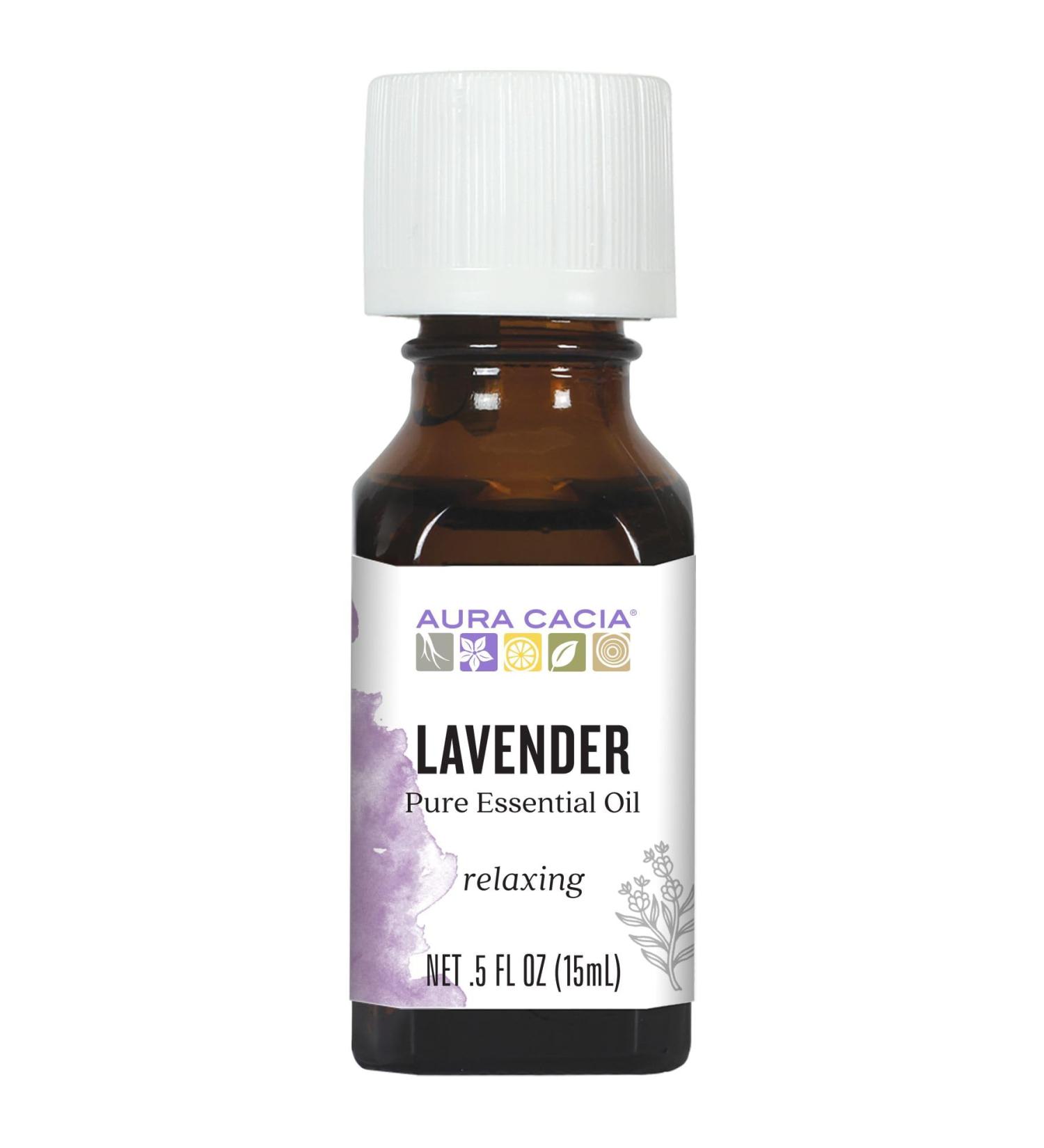 Aura Cacia Lavender Essential Oil 0.5 fl. oz. 1 Fl Oz (Pack of 1) - Buy Online on GoSupps.com