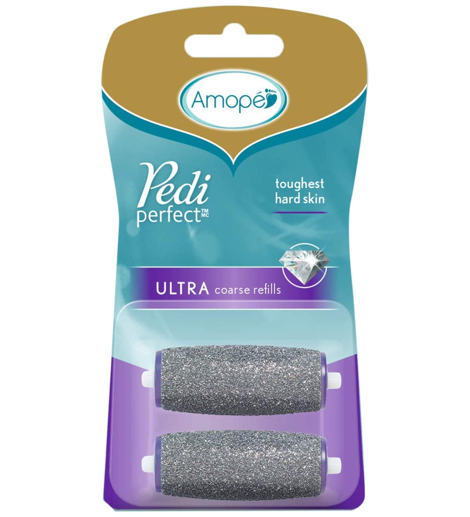 Amope Pedi Perfect - Electronic Foot File Ultra Coarse Diamond Crystals Refills, 2 Ct.