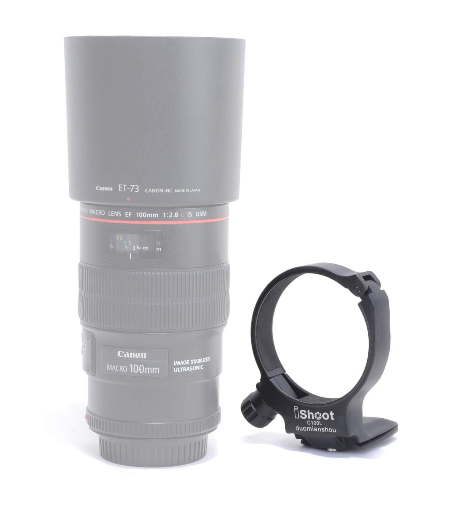 iShoot CNC Machined Tripod Mount Ring for Canon EF 100mm f/2.8L Macro IS USM Lens | 68mm Diameter | Arca-Swiss Compatible | Quick Release Plate Included - Buy Online on GoSupps.com