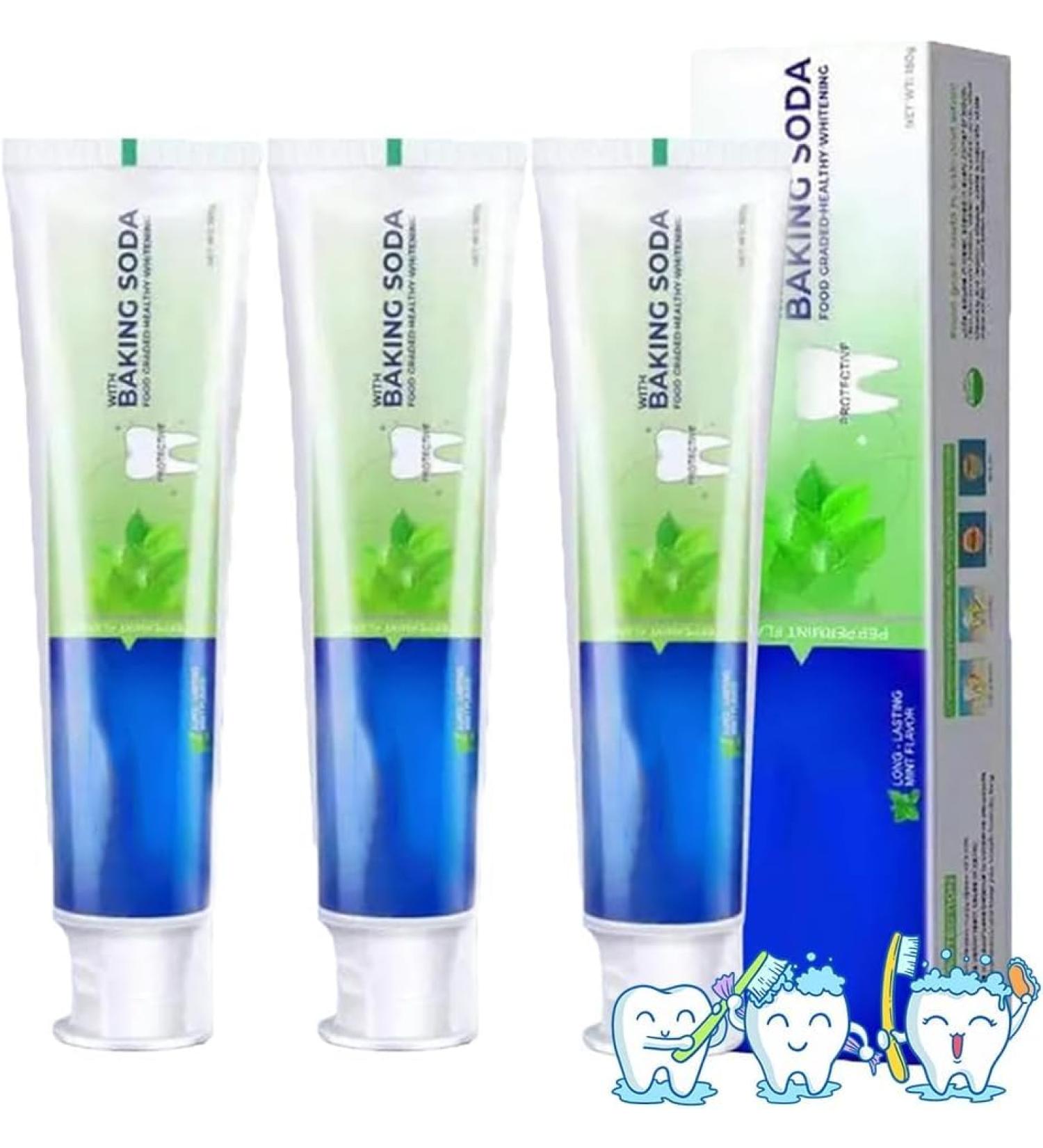 Face toothpaste U teeth cleaning face toothpaste U natural baking soda toothpaste deep cleaning toothpaste teeth whitening - Buy Online on GoSupps.com