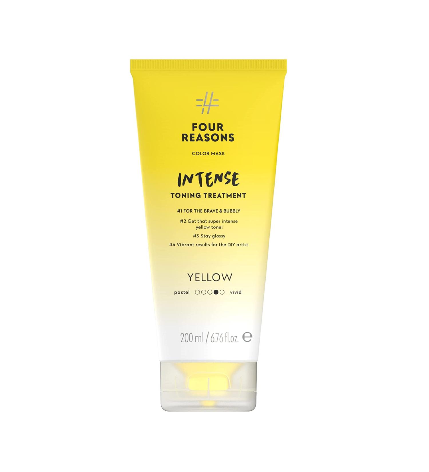 Four Reasons Hair Tower Conditioner - Natural Intensive Yellow Tint | Semi-Permanent Hair Color for Gentle Vibrant Results - Buy Online on GoSupps.com