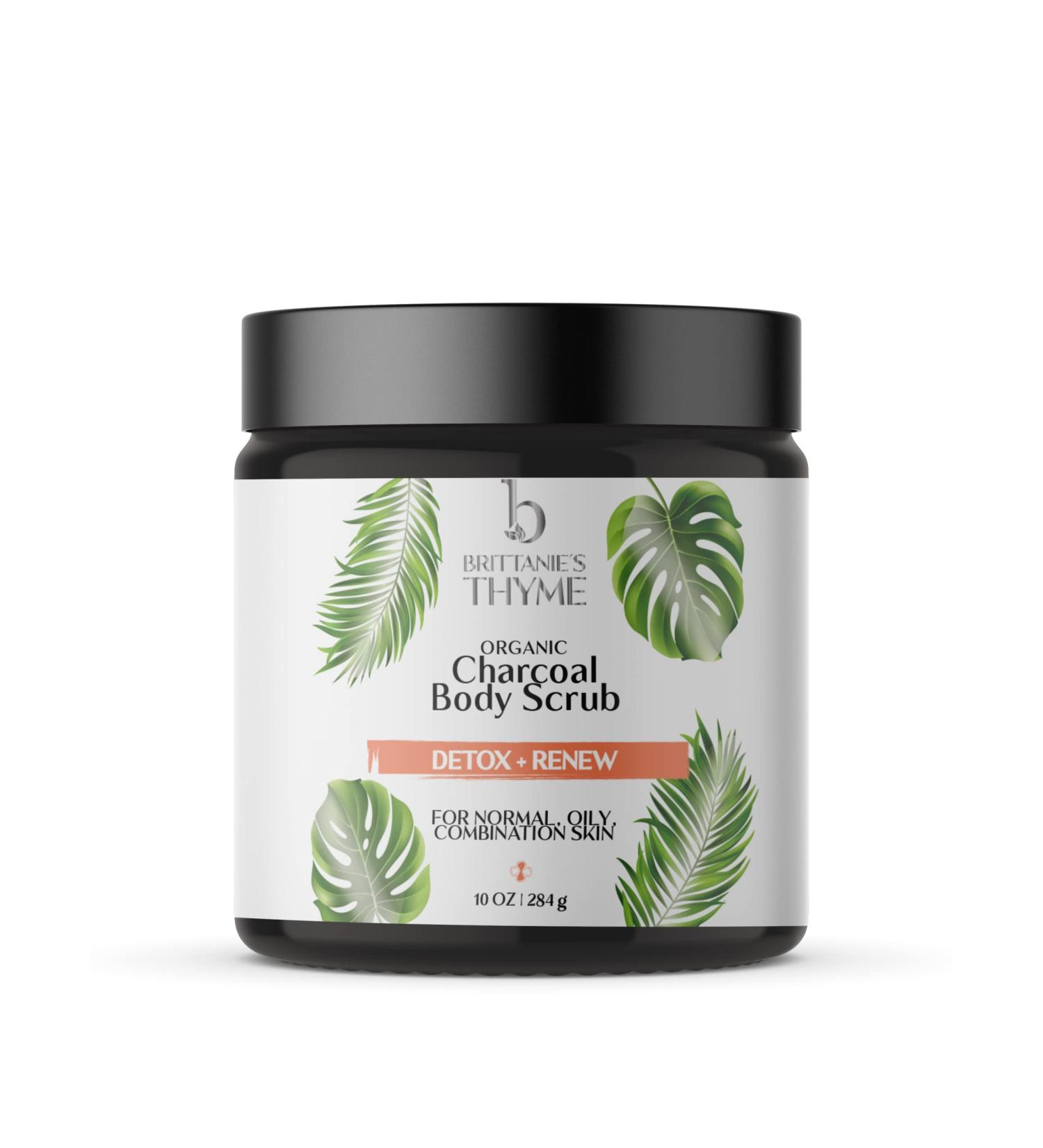 Organic Activated Charcoal Scrub for Acne Treatment, Pore Minimizer, Blackheads, Oily Skin & Wrinkles - Buy Online on GoSupps.com