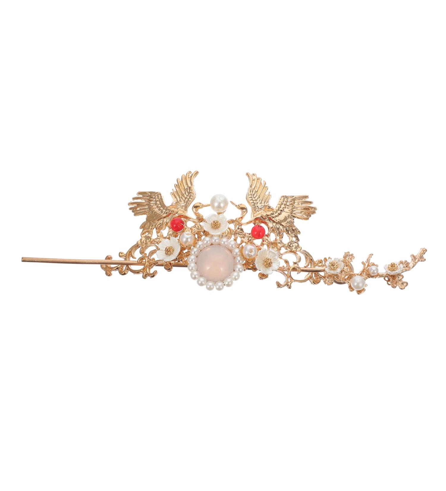 FRCOLOR Hairpin Bridal Hair Clip Gold Hair Clips Women Hair Stick Hair Bun Stick Hair Stick Chopstick Hair Bun Chopstick Chinese Hair Stick Beautiful Hair Accessories Girl Zinc Alloy - Buy Online on GoSupps.com