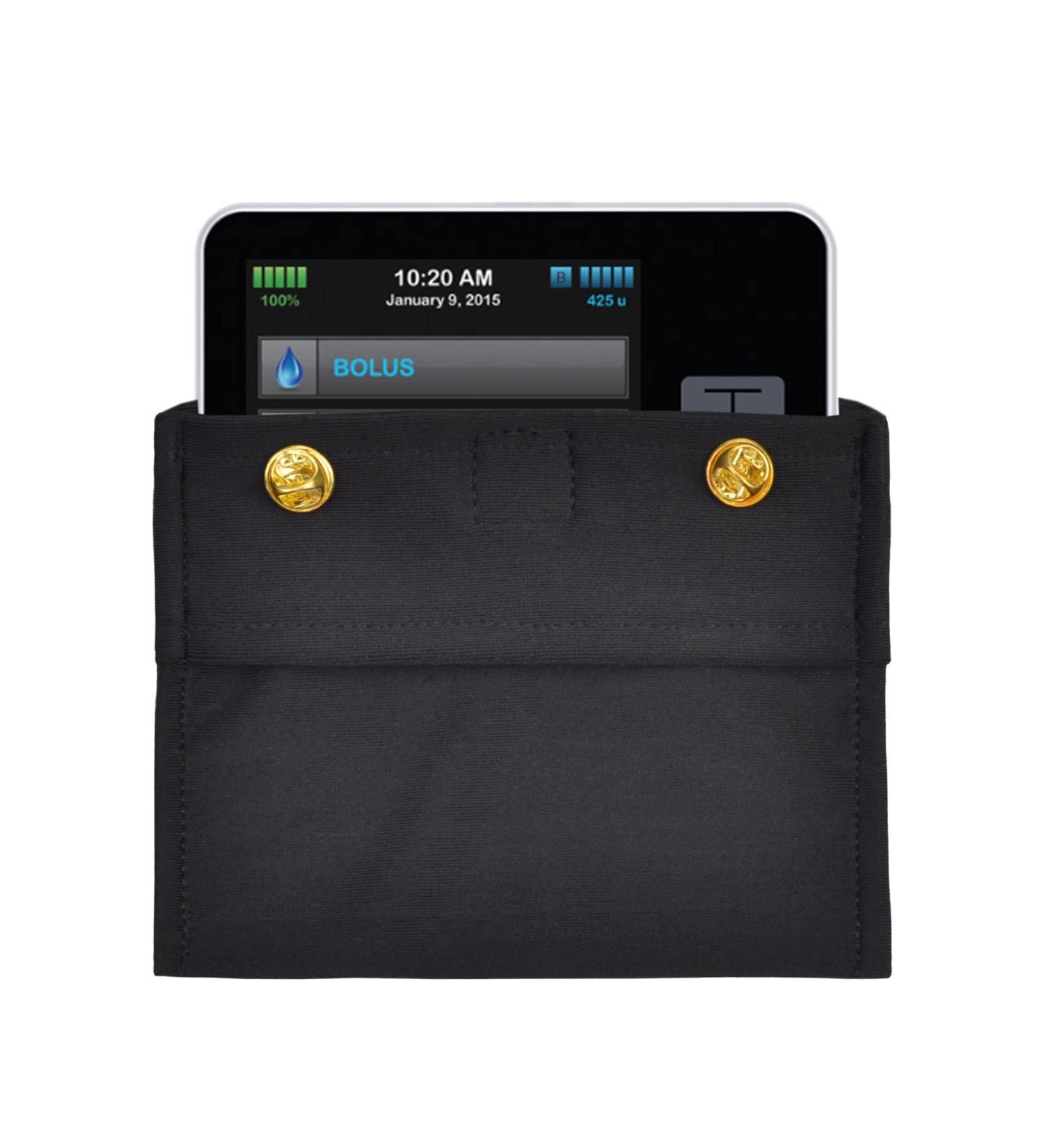 2 Pack Undercover Insulin Pump Pouch with Clip for Diabetic T1D - Diabetes Pump Holder - Buy Online on GoSupps.com