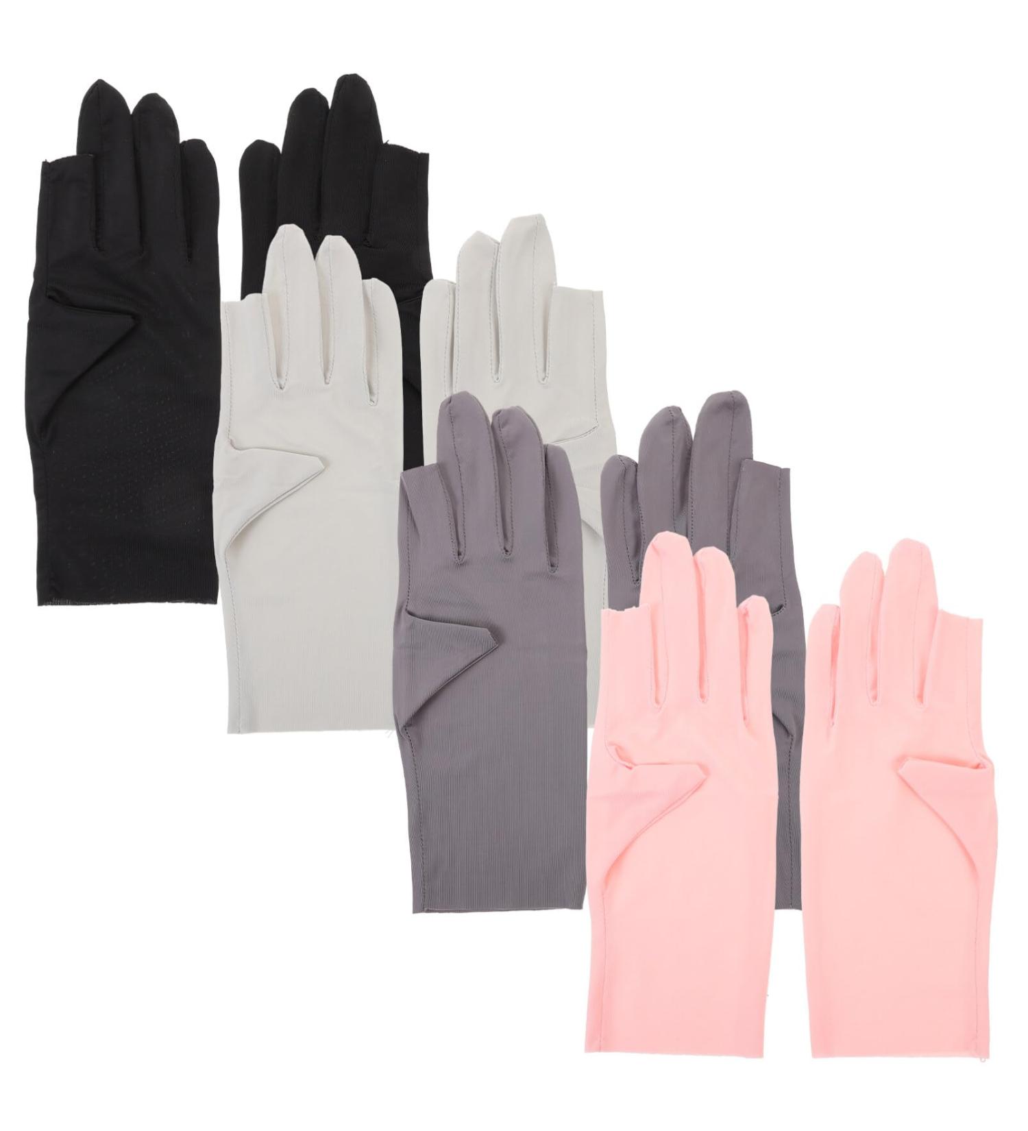 POPETPOP 4 Pairs Nail UV Gloves UV Protection Gloves Salon Nail Art Hand Skin Protective Gloves - Buy Online on GoSupps.com