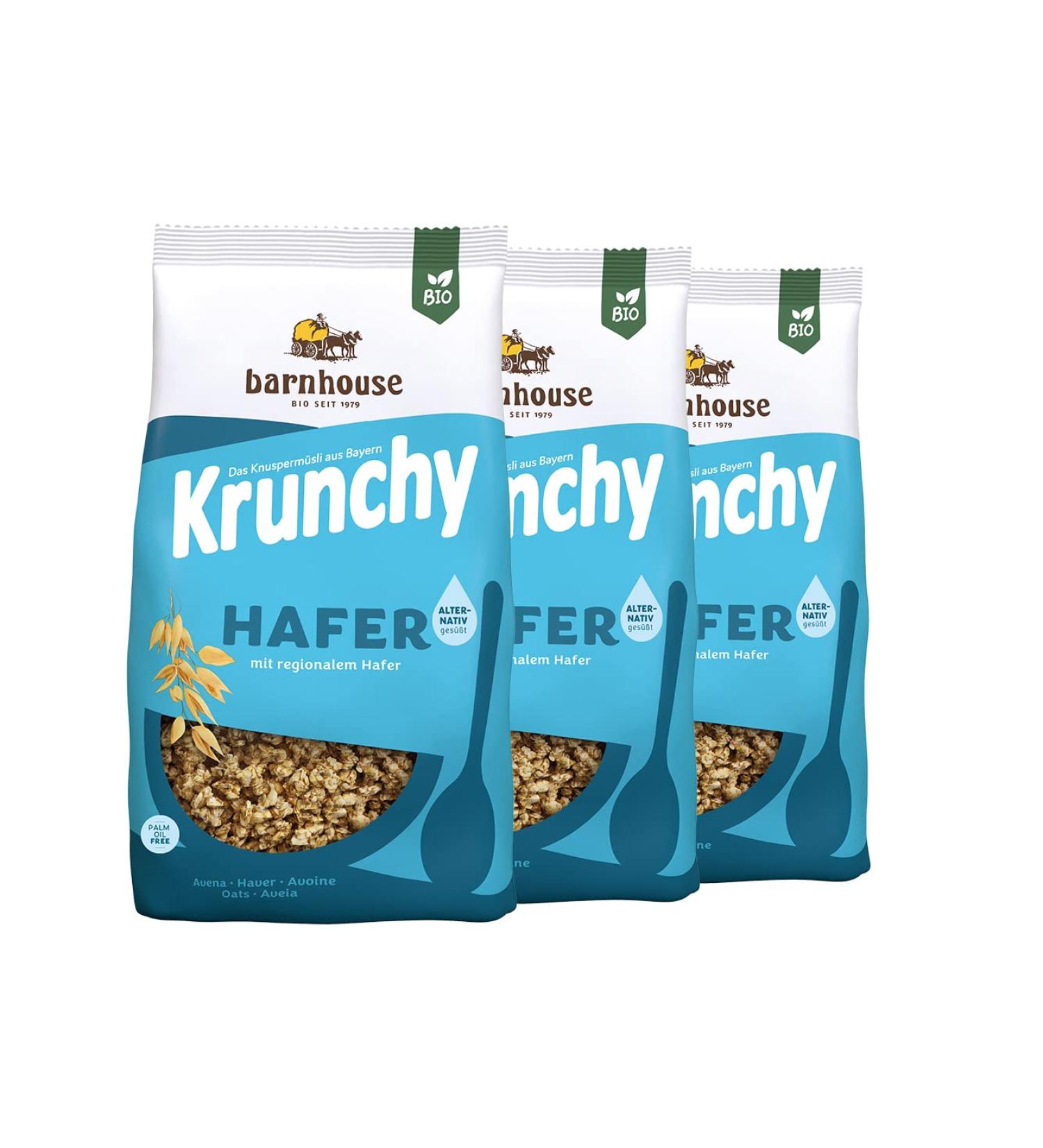  Barnhouse Pure Crunchy Sweetened Barnhouse 375 g - Lot of 3 - Buy Online on GoSupps.com