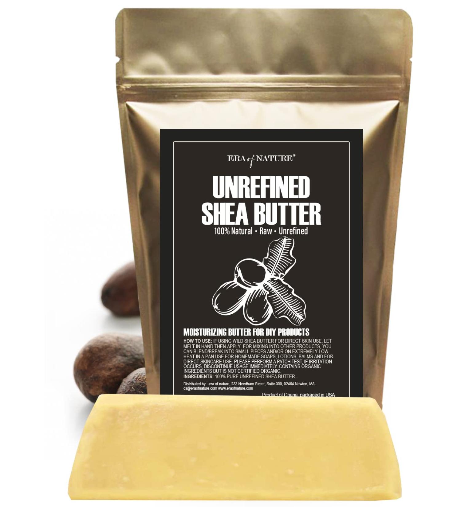 African Ivory White Shea Butter - Raw Organic & Unrefined for Anti-Aging Dry Skin - 16oz - Ideal for DIY Body Butters, Soaps, Lotions, and Lip Balms - From Ghana - Buy Online on GoSupps.com