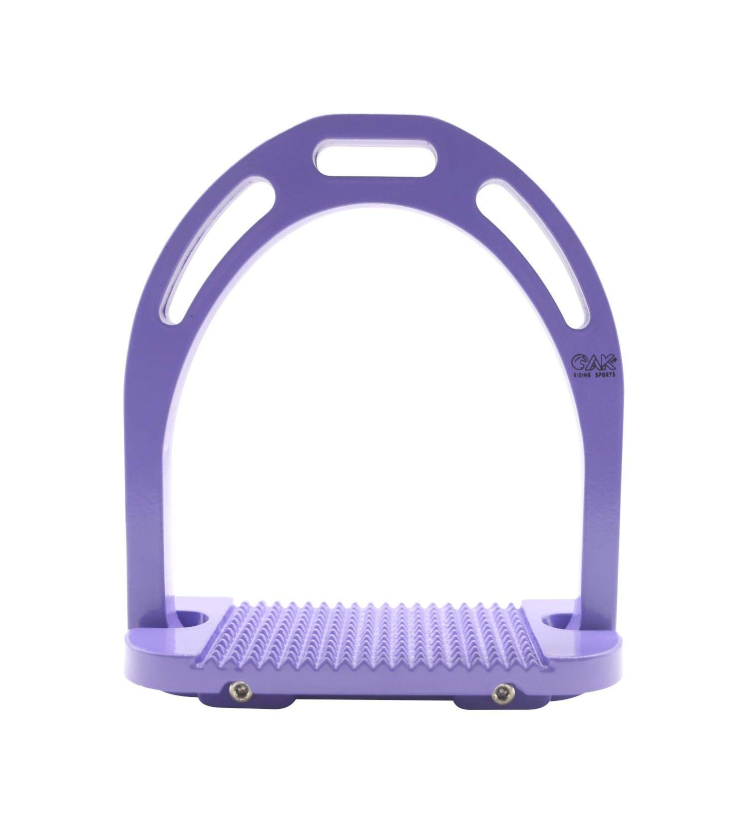 AK Aluminum Stirrups - 4.75 Inch Purple Coated Colors for Equestrian Use | International Shipping Available - Buy Online on GoSupps.com