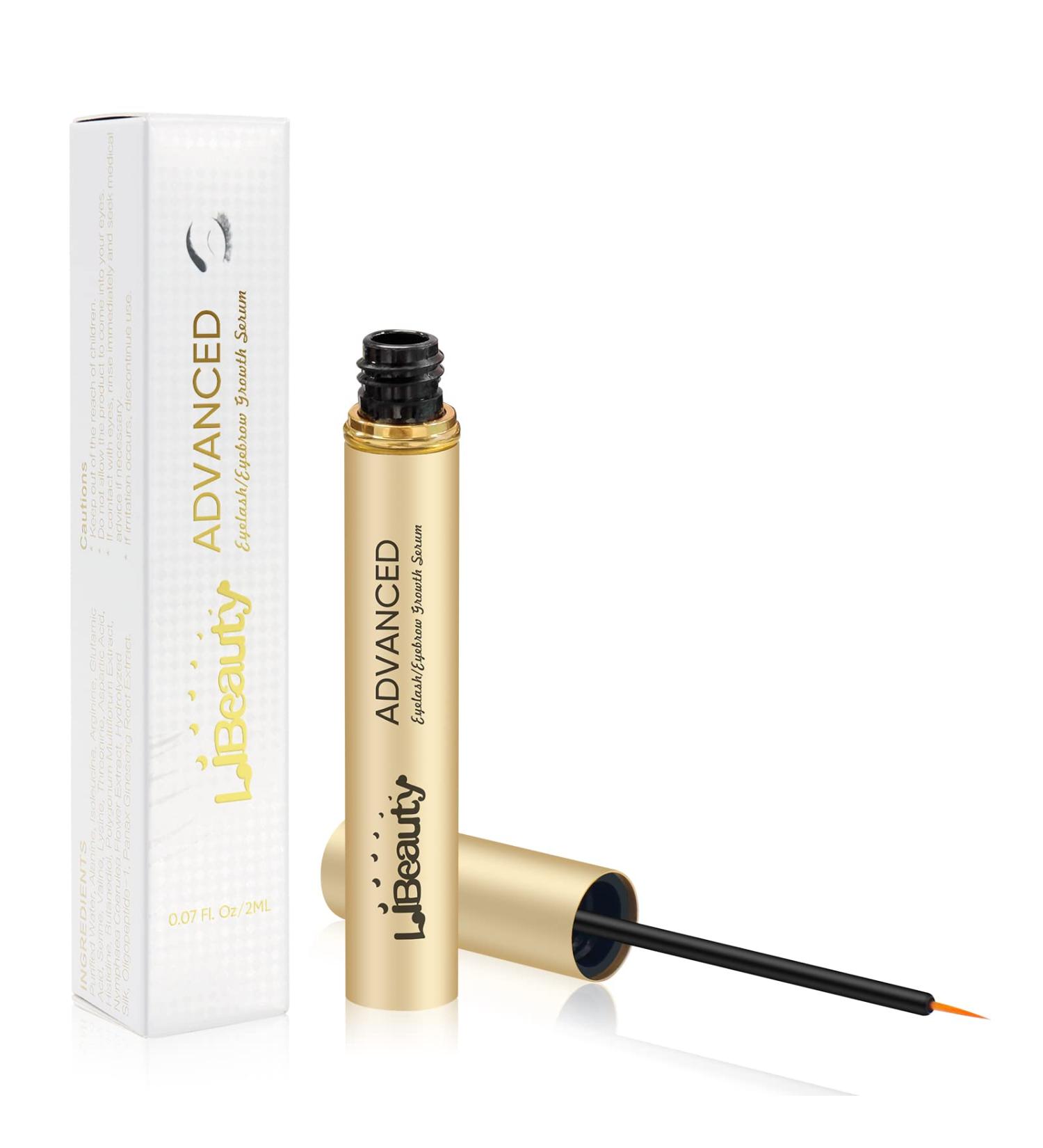 Libeauty Eyelash Serum - Natural Grande Lash Essence for Longer Thicker and Fuller Lashes (2ml) - Shop Internationally - Buy Online on GoSupps.com