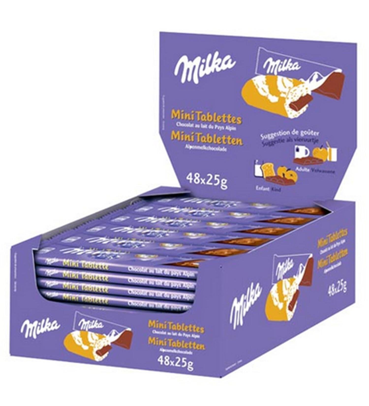 Milka Mini milk chocolate bar 25 gx 48
