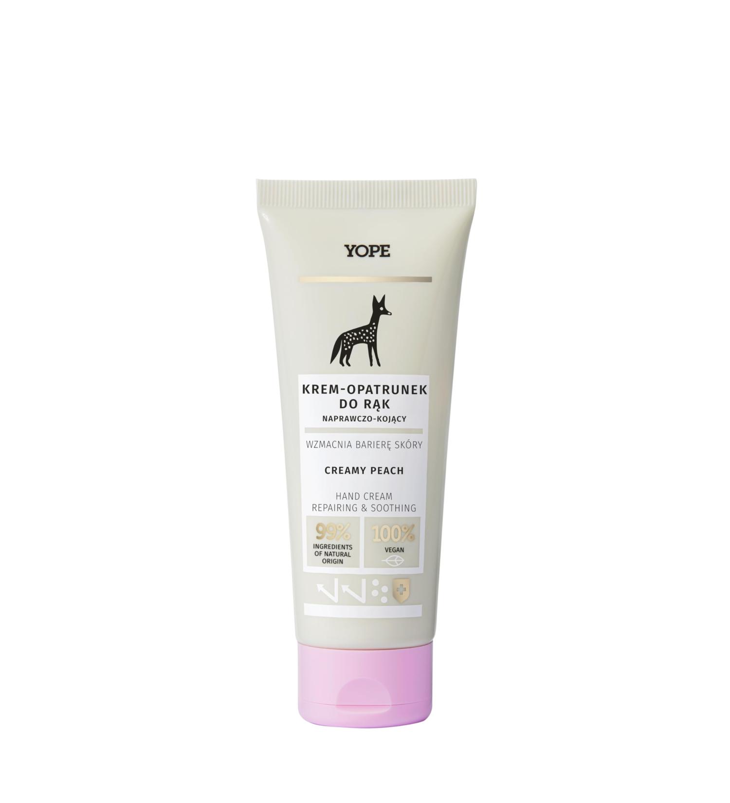  Yope YOPE Hand Cream-Bandage | Intensely Nourishes | Soothing | Smoothing | Protects Against Dehydration | Bioceramide | Mango Butter | 99% Natural Ingredients | Creamy Peach | 50ml - Buy Online on GoSupps.com