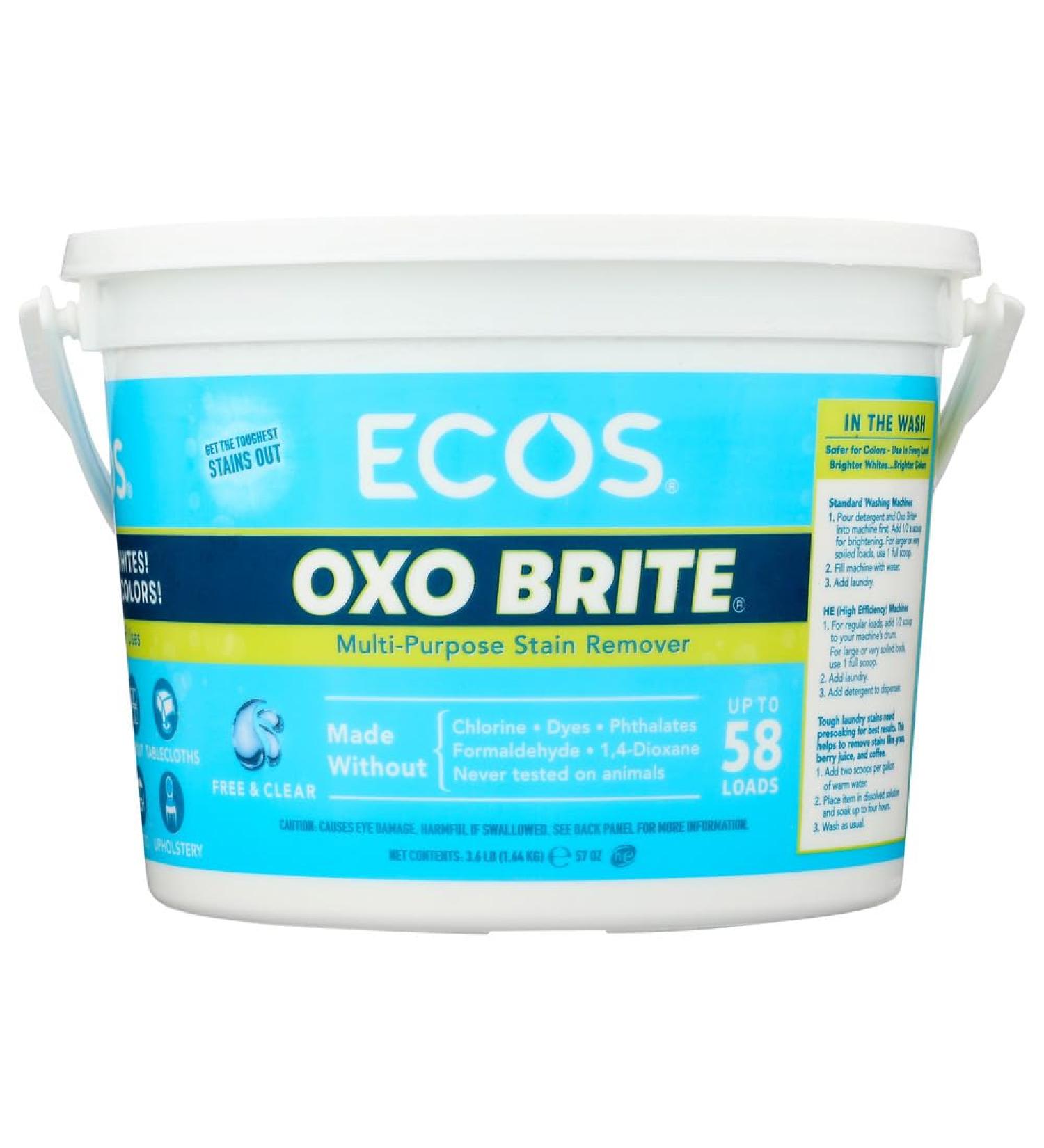 Buy Earth Friendly Products Oxo-Brite - Color-Safe Whitener & Brightener (2 Pack 57.6 oz) | Eco-Friendly Laundry Solution | International Shipping Available - Buy Online on GoSupps.com