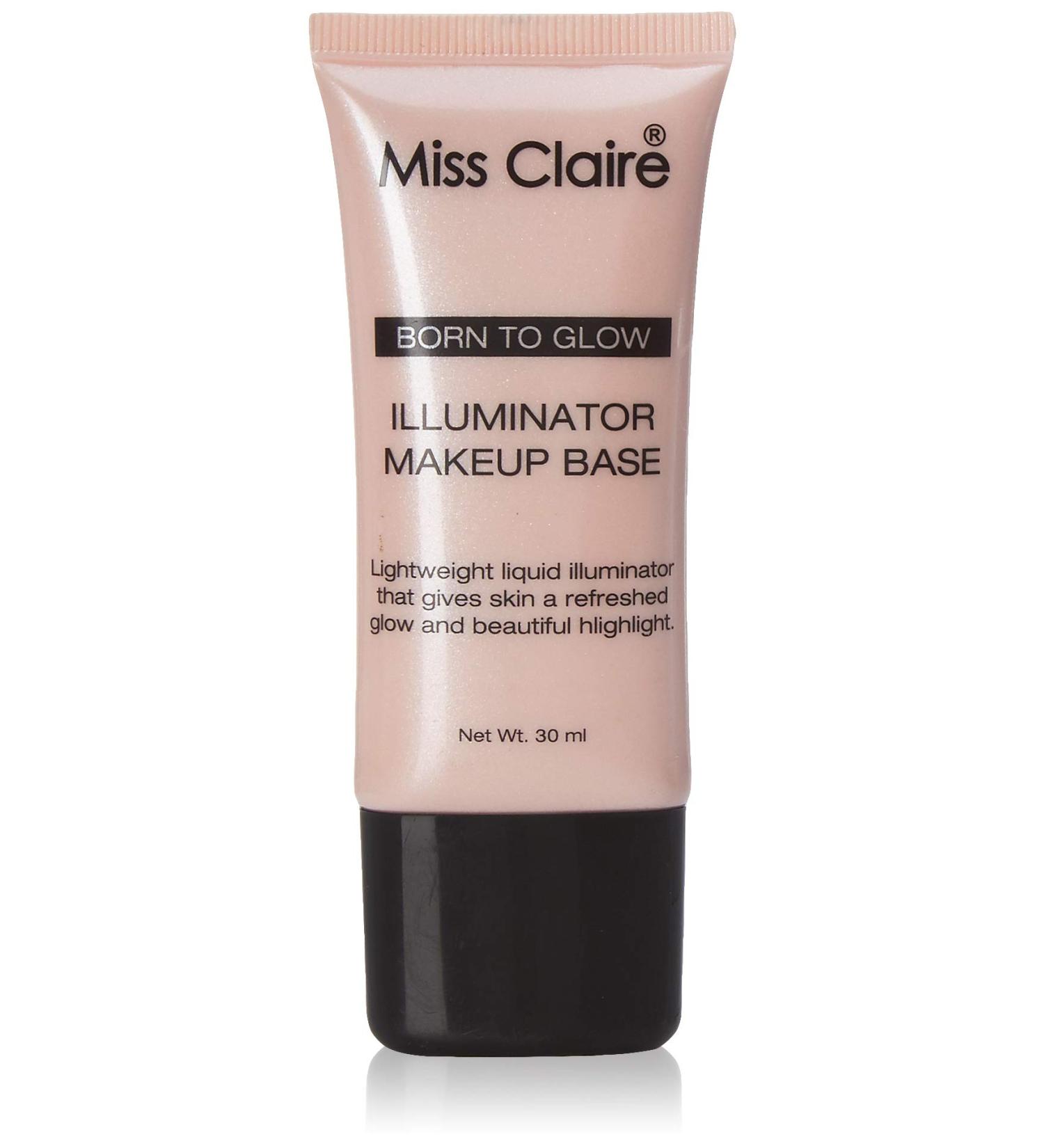 Miss Claire Illuminator Makeup Base 01 Sunbeam - Pink 30 ml | Radiant Glow Makeup Primer for All Skin Types - International Shipping Available - Buy Online on GoSupps.com