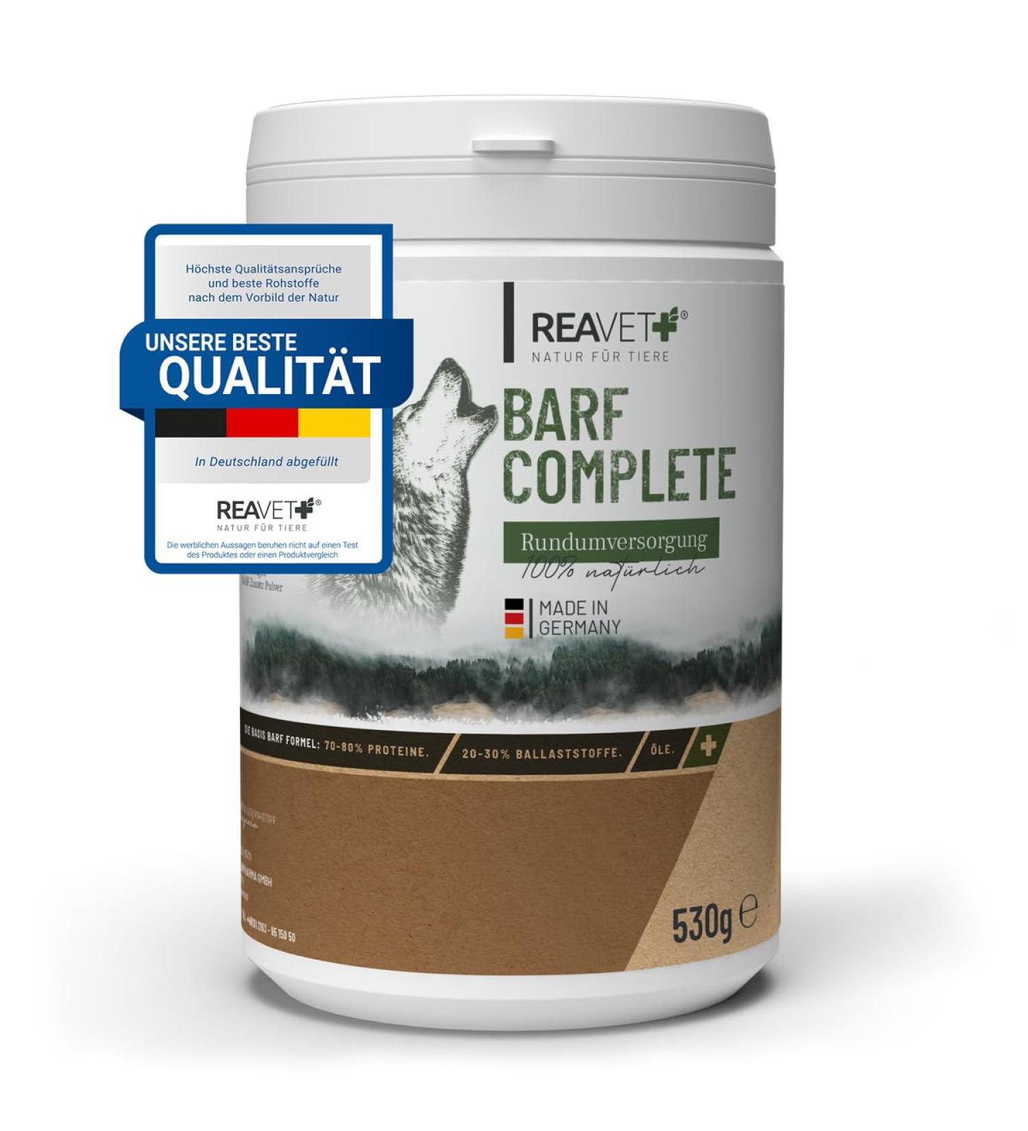 ReaVET Barf Complete Dog 530g - Barf minerals Barf for Dogs Dog vitamins Barf Dog additive - Buy Online on GoSupps.com