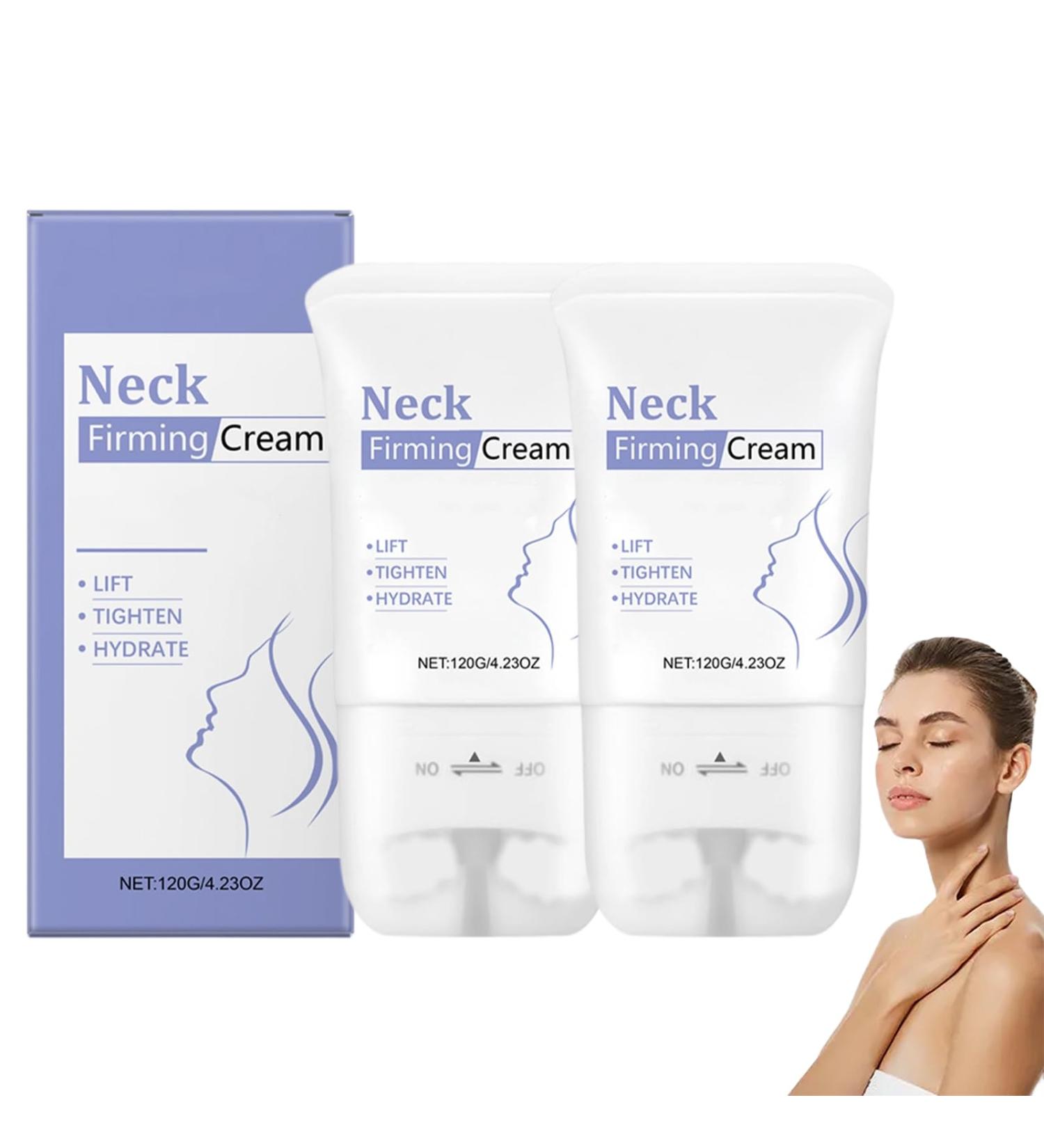  homomdy Firming neck cream firming and lifting neck cream with double roller massage reduces wrinkles fine lines and double chin firms sagging skin lifting moisturizing - Buy Online on GoSupps.com