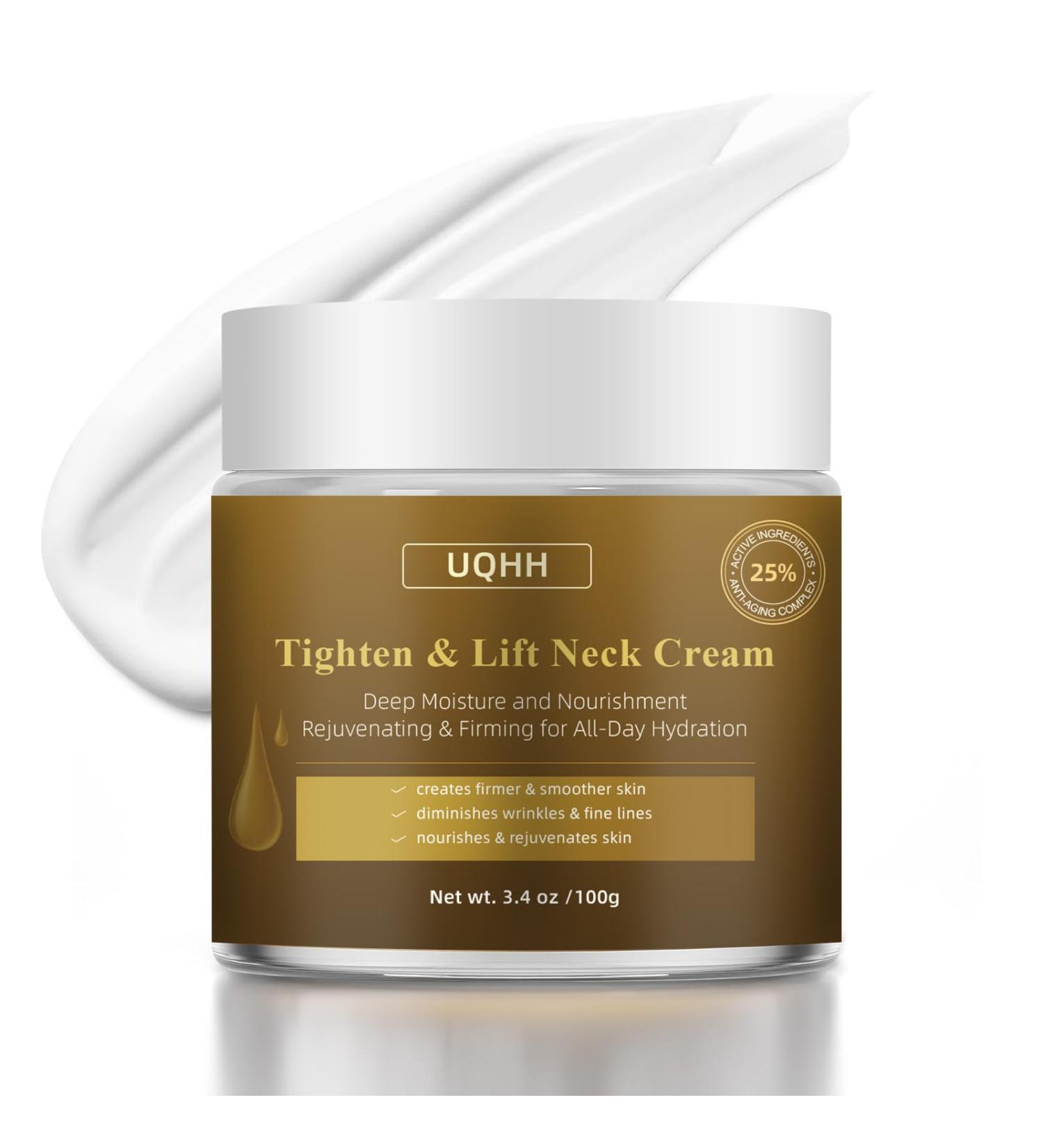 Neck Firming Cream 3.4oz Tightening & Lifting Neck Cream for Sagging Crepey Skin Double Chin Reducer & Wrinkle Cream for Women Beauty & Personal Care Korean Neck Tightening Skin-Tight Look - Buy Online on GoSupps.com