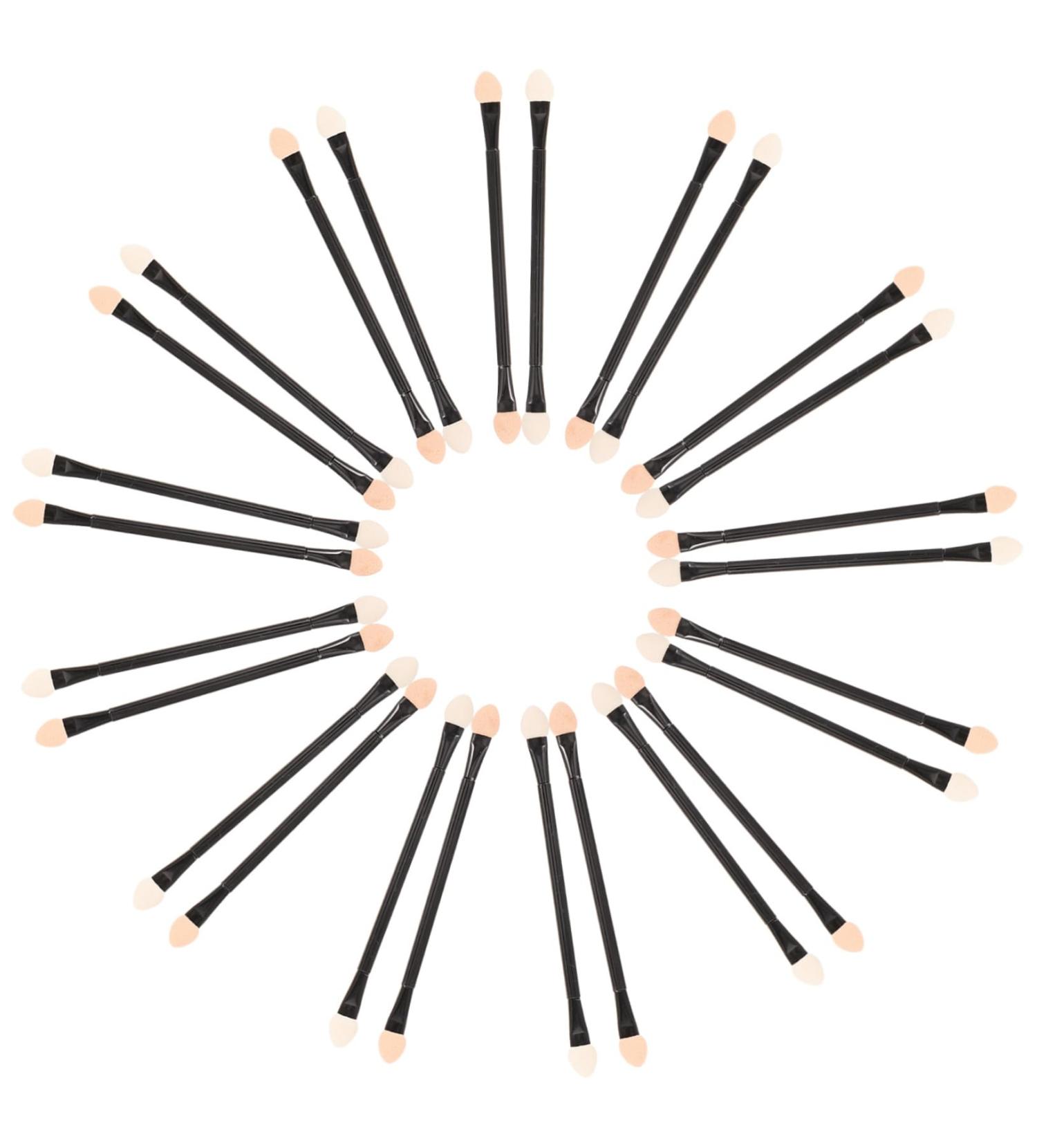 Mikinona 30pcs Disposable Eye Shadow Stick Double Ended Makeup Brush Eyeshadow Makeup Eye Shade Tool Plastic - Buy Online on GoSupps.com