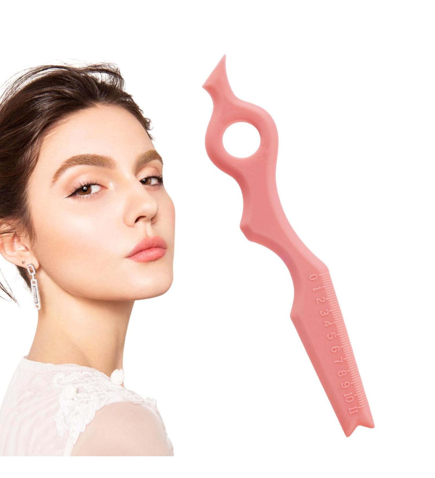 Eyeliner Applicator Tool Silicone Eyeliner Tool for Perfect Eyebrows | Multifunctional Eyeliner Makeup Tool Eyeliner Applicator Tool for Women Girls Pochy Pink - Buy Online on GoSupps.com