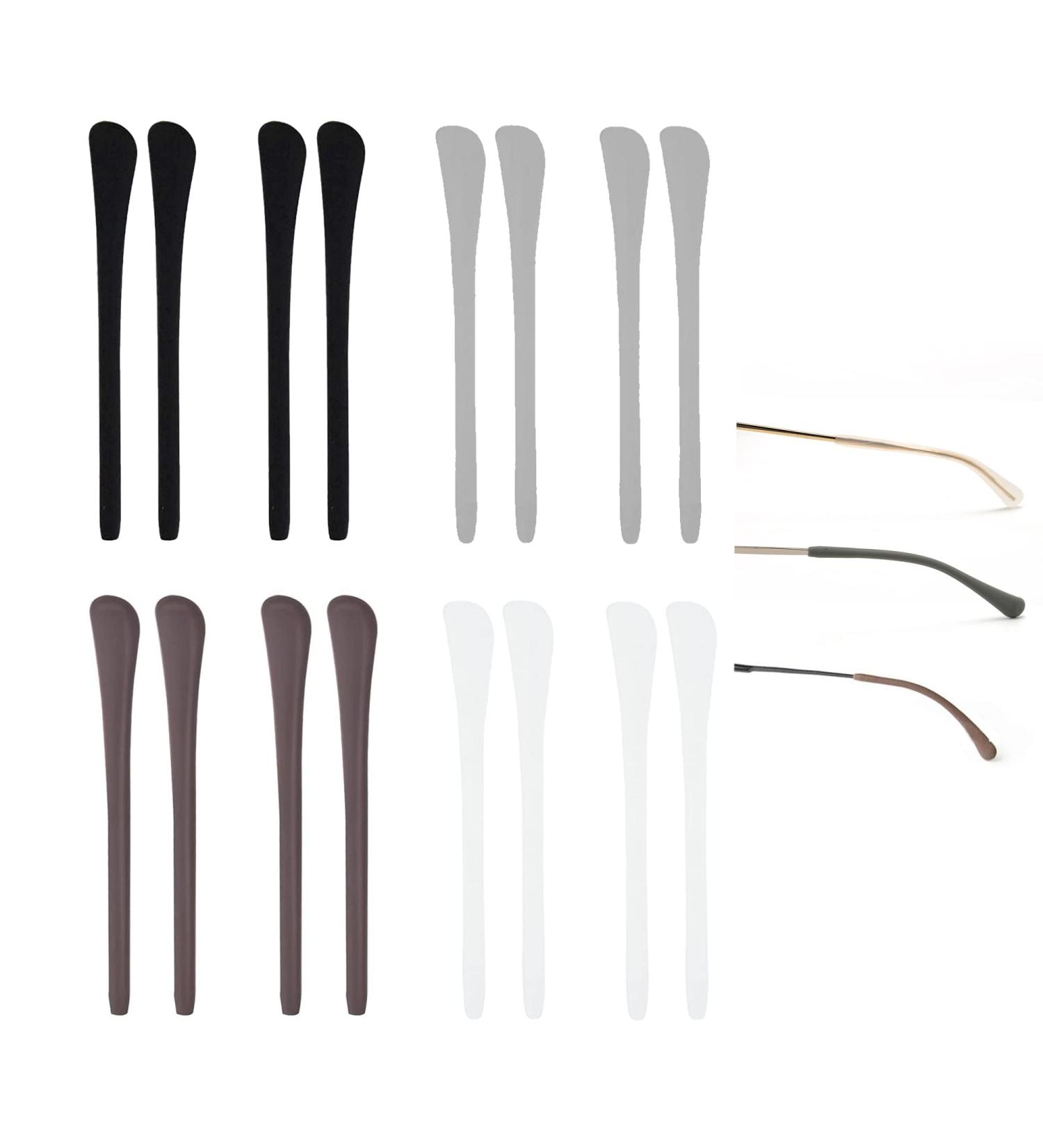 Ohyer 8 Pair Silicone Anti-Slip Glasses Ear Pads & Accessories - Prevent Slipping with Comfortable Antlersh Covers & Straps | Ideal for All Glasses - International Shipping Available - Buy Online on GoSupps.com