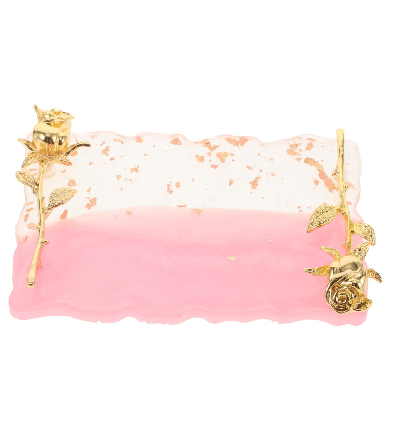  CALLARON CALLARON Nail Art Palette Non-Slip Color Mixing Plate for Nail Polish Vintage Design with Display Frame Durable Resin Material for Professional Personal Use - Buy Online on GoSupps.com