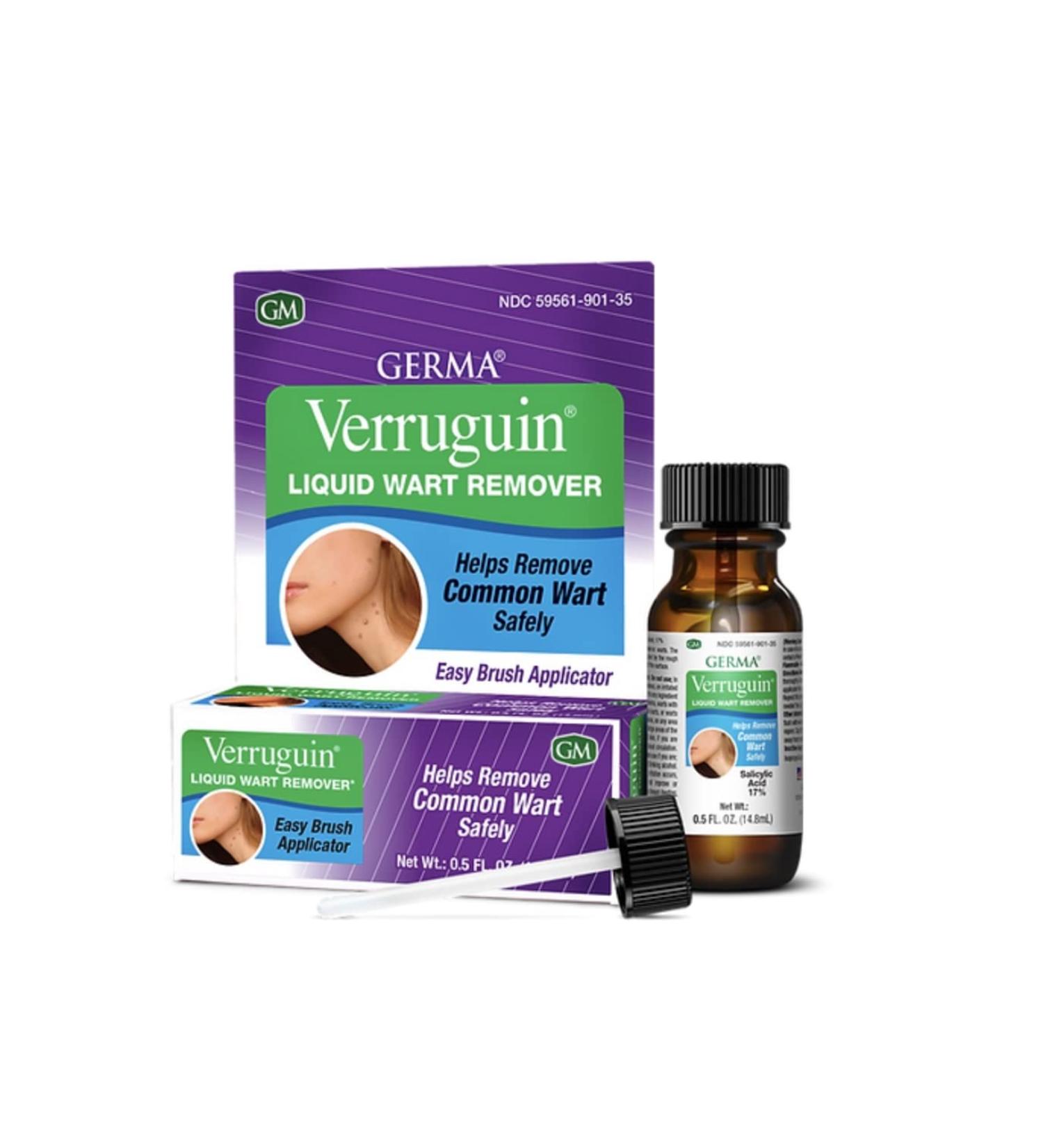 Germa Verruguin Liquid for Common Warts - Pack of 2 | Fast-Acting Solution - Buy Online on GoSupps.com