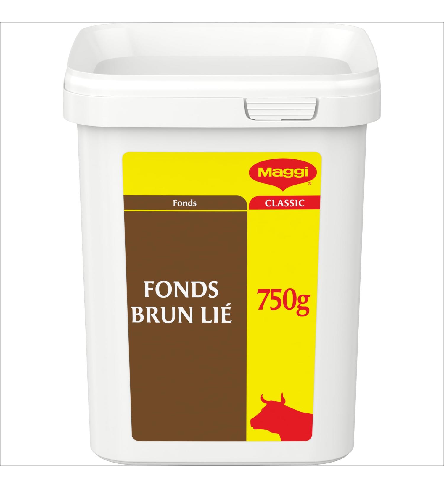 MAGGI Professional Dehydrated Brown Bonded Fund 750 g - Dehydrated Base - Sauce - Cooking Base - Box of 750 g for 15 L to 30 - Buy Online on GoSupps.com