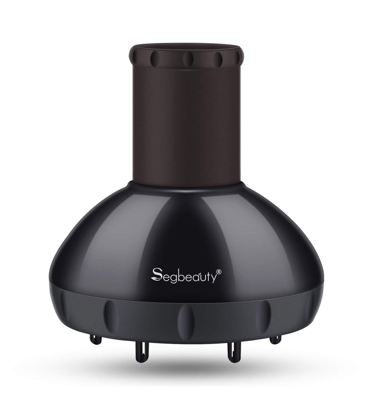 Segbeauty Deep Bowl Hair Diffuser for Curly Hair - Adjustable Air Flow, Fast Drying Salon Attachment for Most Blow Dryers - 1.57-1.97in Nozzle - Buy Online on GoSupps.com