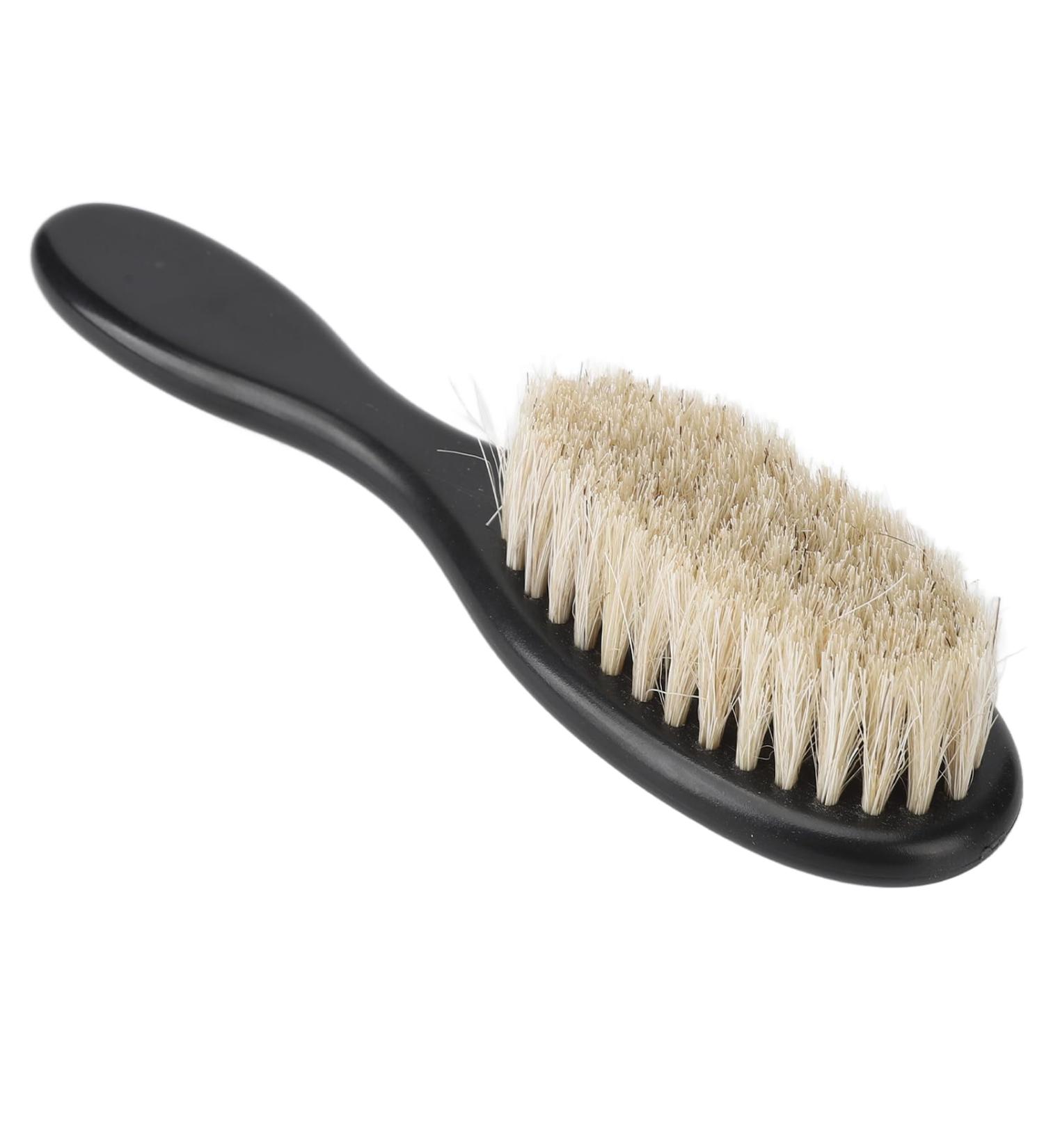 Buy Premium Animal Hair Imitation Beard Brush for Men - Durable ABS Handle Soft Bristles Multi-Purpose Styling Tool - Ideal for Hairdressing Salons - International Shipping Available! - Buy Online on GoSupps.com