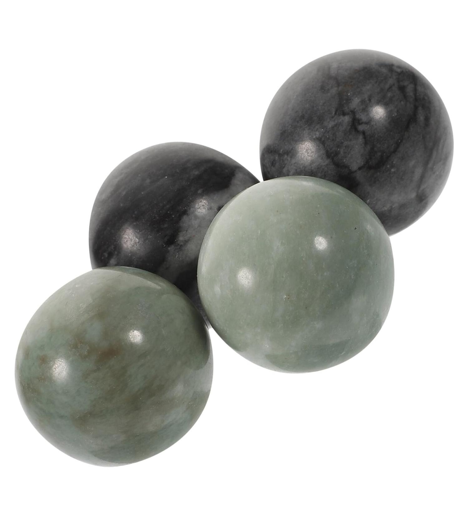 Healeved Marmor-Baoding Balls - 2 Sets for Hand Exercise Stress Relief & Meditation | Premium Chinese Hand Massage Balls - Buy Online on GoSupps.com