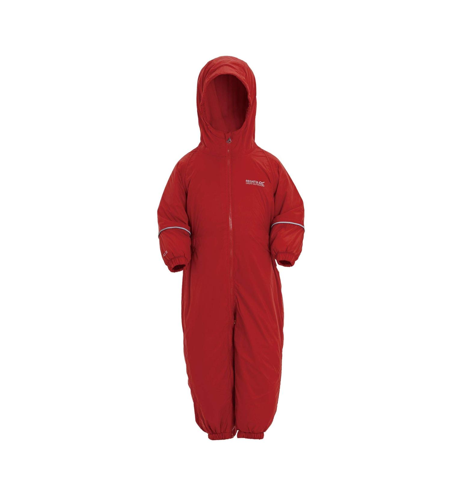 Regatta Kids Splosh III Waterproof Puddle Suit Red 12-18 Months - Buy Online on GoSupps.com
