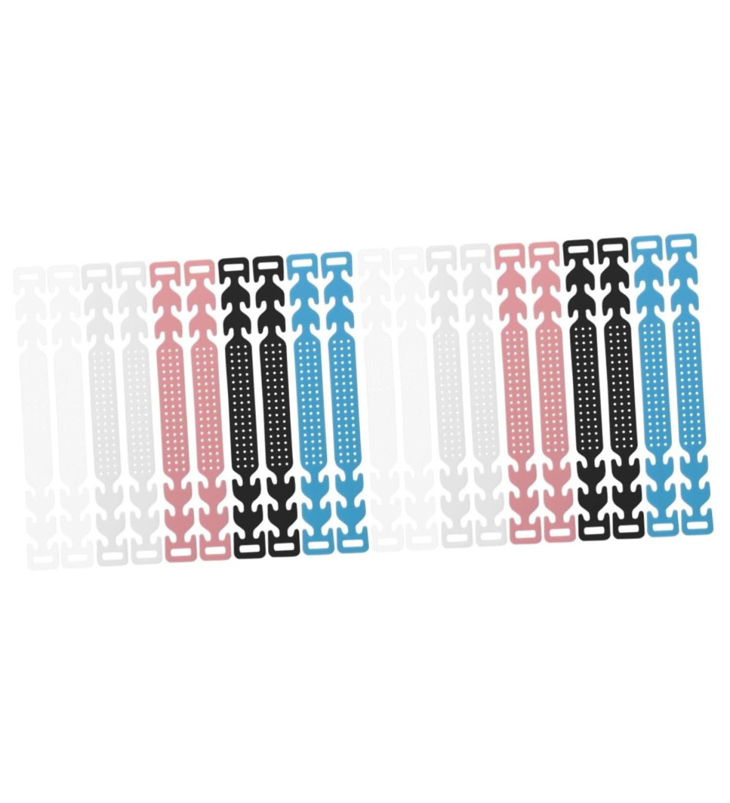 FOMIYES 20 Pack Mask Strap Buckle - Ear Extension Hook for Face Cover - Anti-Strangulation Accessories in Pink & Light Blue - Buy Online on GoSupps.com