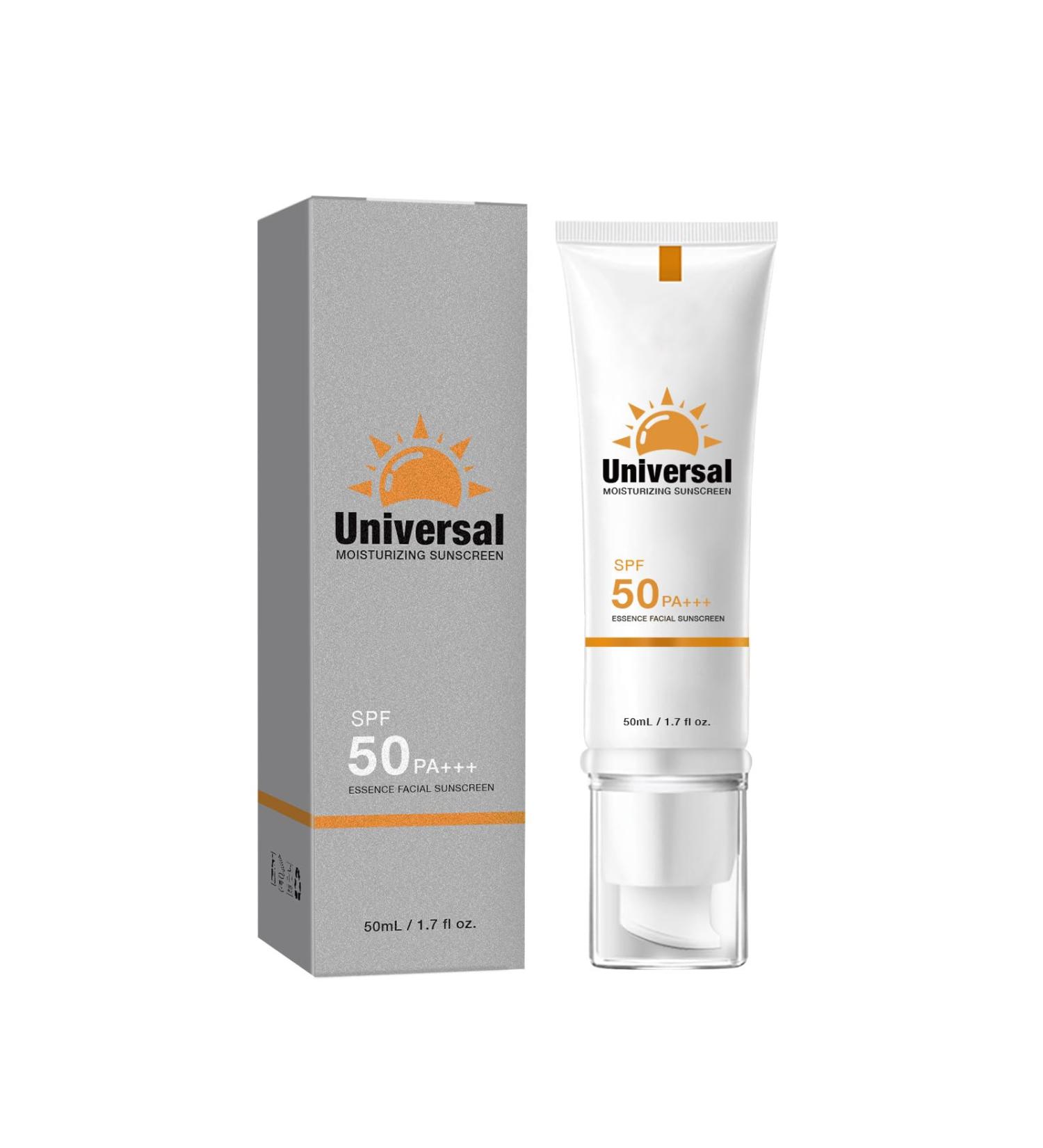 Tinted Sunscreen for Face SPF 50 - Hydrating Sun Essence Face Sunscreen Leaves No Sticky Feeling Travel Size Sunscreen Against UVA and UVB Rays (1 PC) - Buy Online on GoSupps.com