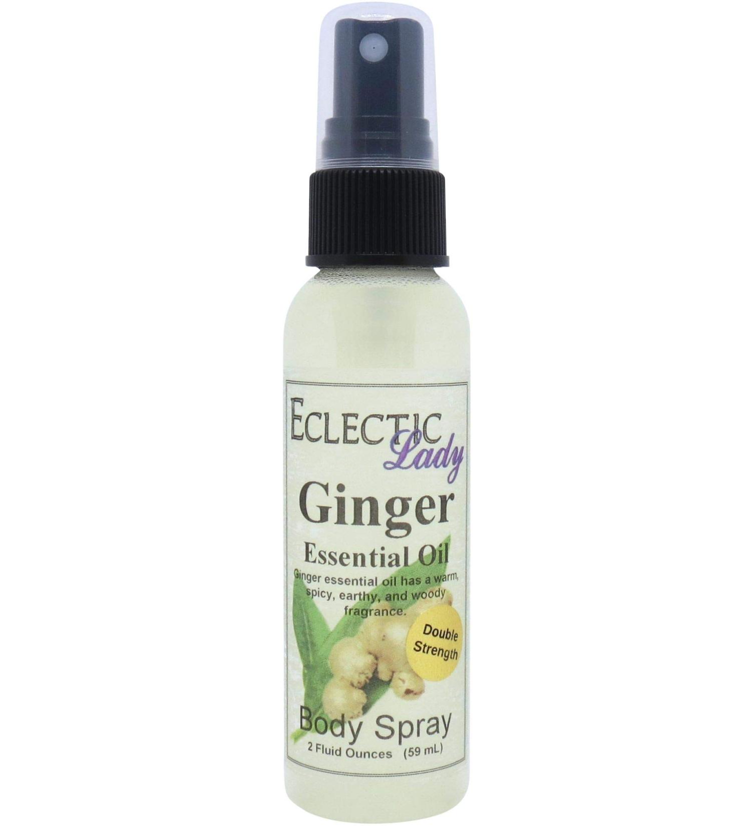 Ginger Essential Oil Body Spray (Double Strength) 2 ounces Body Mist for Women with Clean Light & Gentle Fragrance Long Lasting Perfume with Comforting Scent for Men & Women Cologne with Soft Double Strength 2 Fluid Ounces - Buy Online on GoSupps.com