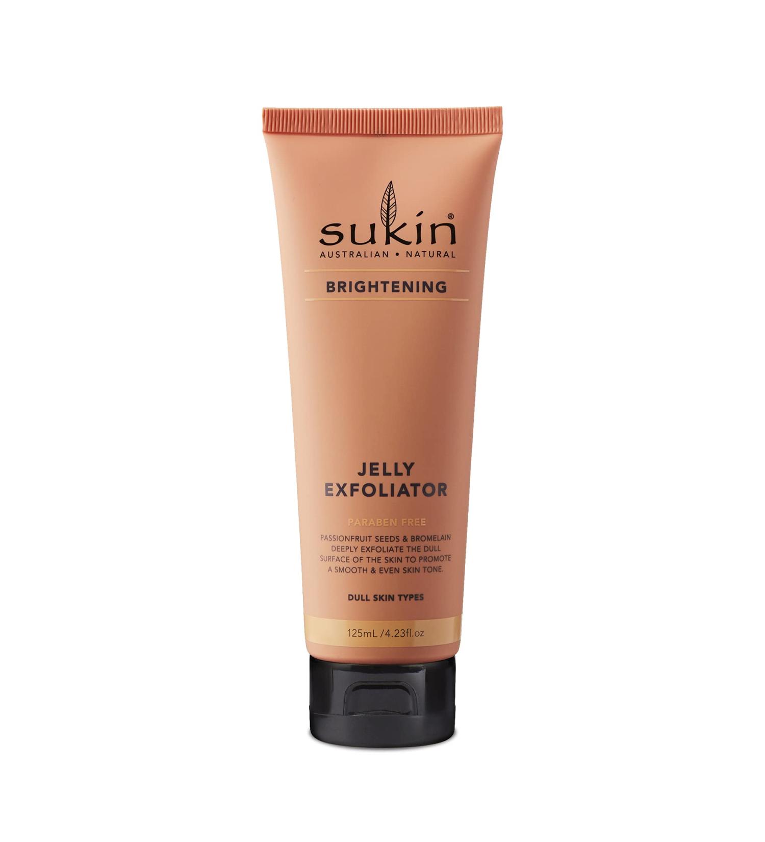 Sukin Brightening Jelly Exfoliator - Kakadu Plum & Jojoba | 4.23 oz | Shop Internationally - Buy Online on GoSupps.com