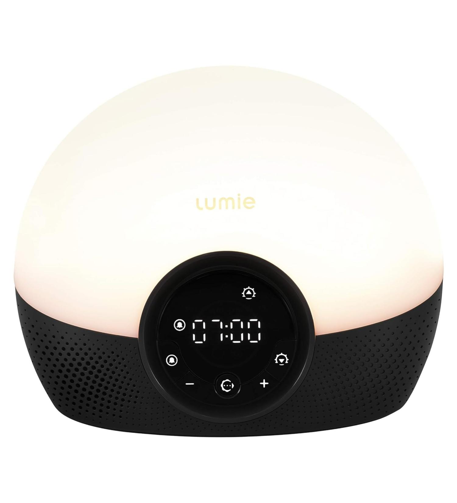 Buy Lumie Bodyclock Glow 150 - Sunrise & Sunset Alarm Clock with Customizable Light | Best Bedside Lamp for Waking Up & Reading - Buy Online on GoSupps.com