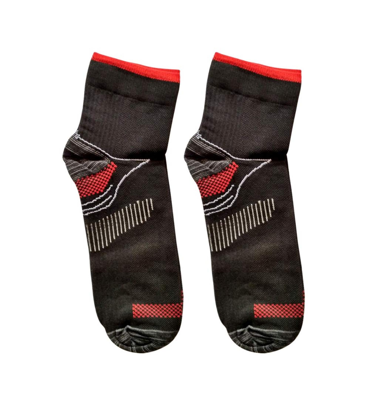 Jiacheng29 Ladies Socks - One Size | Black & Red - Stylish & Comfortable Women's Footwear for All Occasions - Buy Online on GoSupps.com