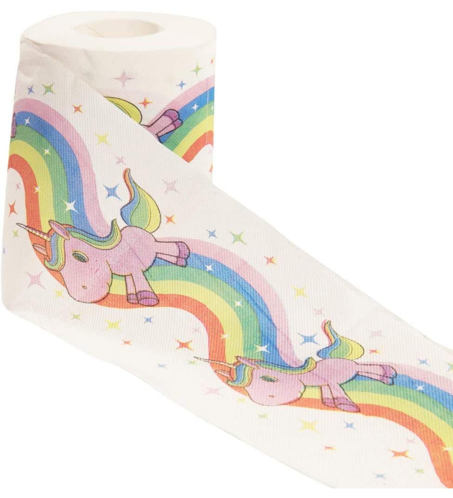 Buy getDigital 13013 Unicorn Rainbow Toilet Paper in Gift Box | Soft 3-Ply 200 Sheets | Perfect Gift for All Occasions - International Shipping Available - Buy Online on GoSupps.com