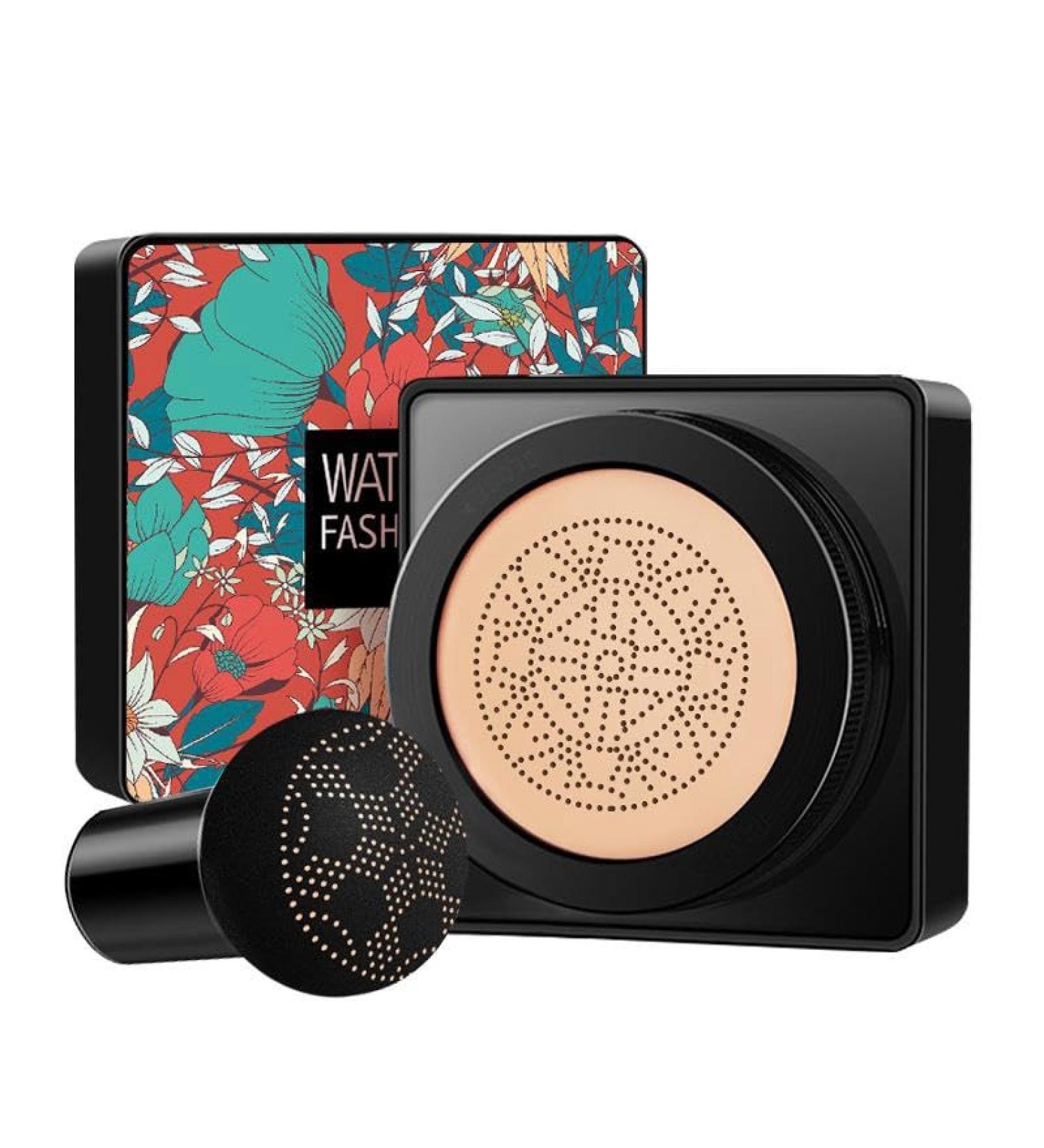 PICKX Mushroom Head Air Cushion CC Cream Concealer Full Coverage Foundation Moisturizing Concealer Makeup Base Lasting Brightening Liquid Foundation for All Skin Even Skin Tone (A-natural) 1 g (Pack of 1) A-natural - Buy Online on GoSupps.com