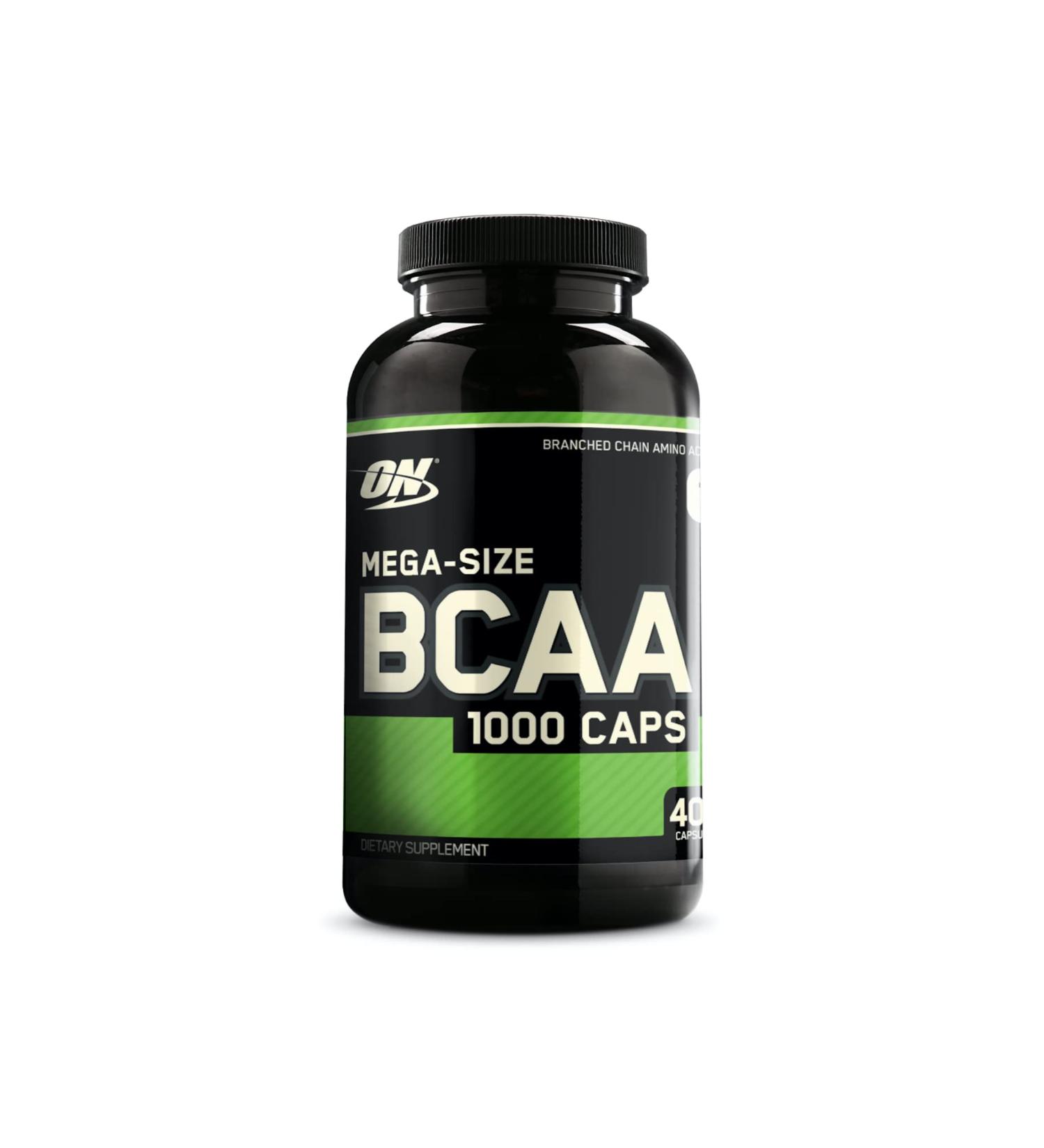 Optimum Nutrition BCAA Capsules 1000mg 400 Count - Keto Friendly Essential Amino Acids - Unflavored - Pack of 1 - Buy Online on GoSupps.com