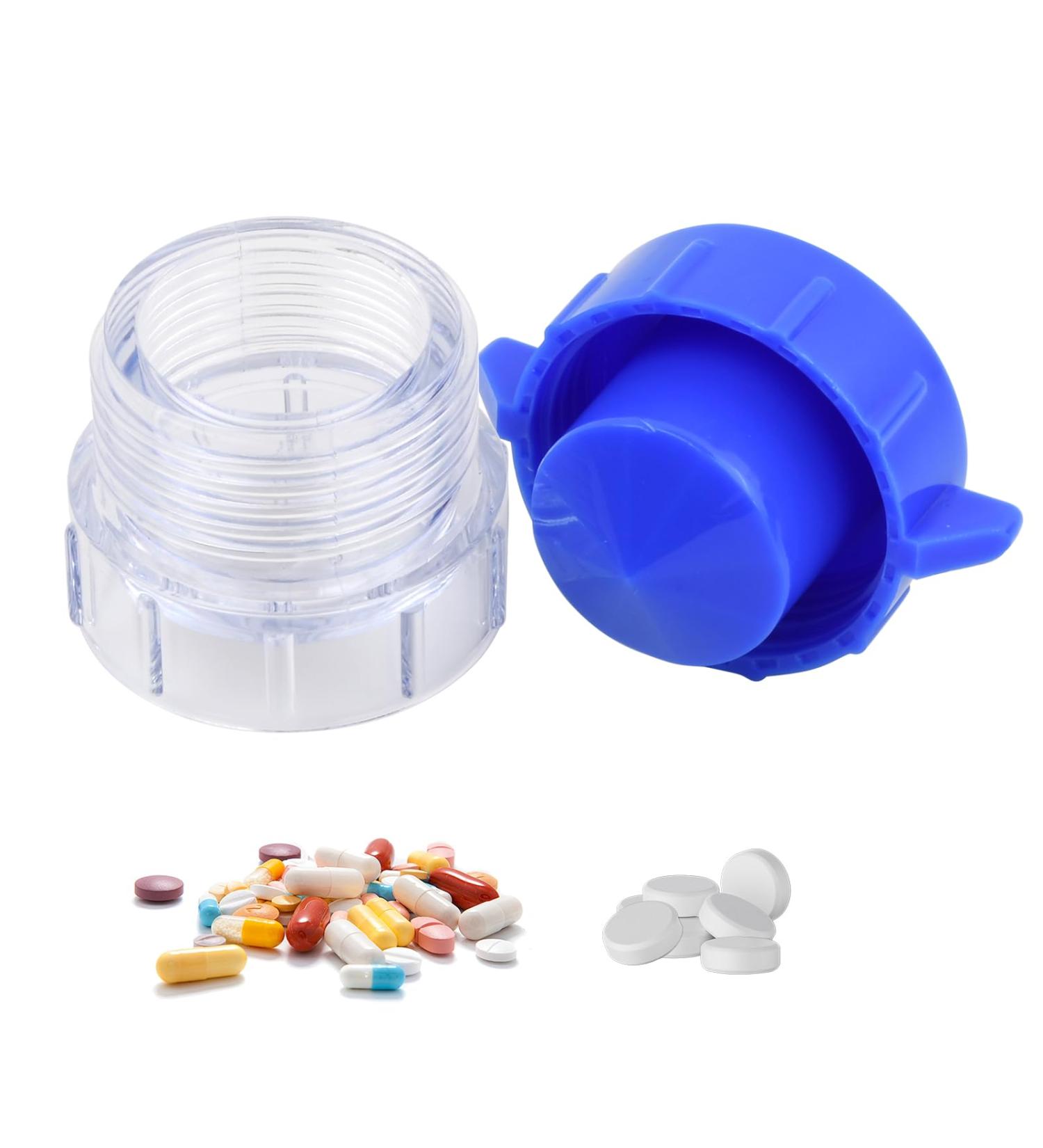 Bleu Broyeur de Comprim s Portable pour Pilules Ecrase Medicament Broyeurs de Pilules avec Compartiment de Rangement Rapide et conomique Adapt Aux Personnes g es et Aux Enfants - Buy Online on GoSupps.com