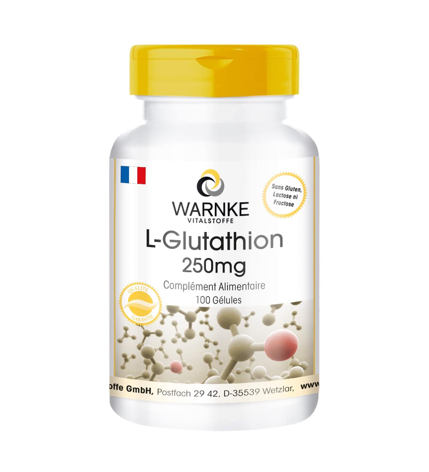 L-Glutathione 250mg - 100 capsules | Herba Direkt - Quality from German pharmacies - Buy Online on GoSupps.com