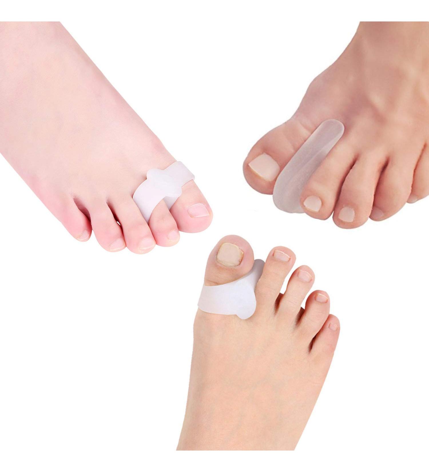 PEDIMEND (3 in 1 Pack) Silicone Gel Toe Separators | Simple Toe Separator | One Loop Toe Separator | Two Loop Toe Separator | Gel Spacer for Bunions Ballet Toes | Unisex | Foot Care | (3PAIR - 6PCS) - Buy Online on GoSupps.com