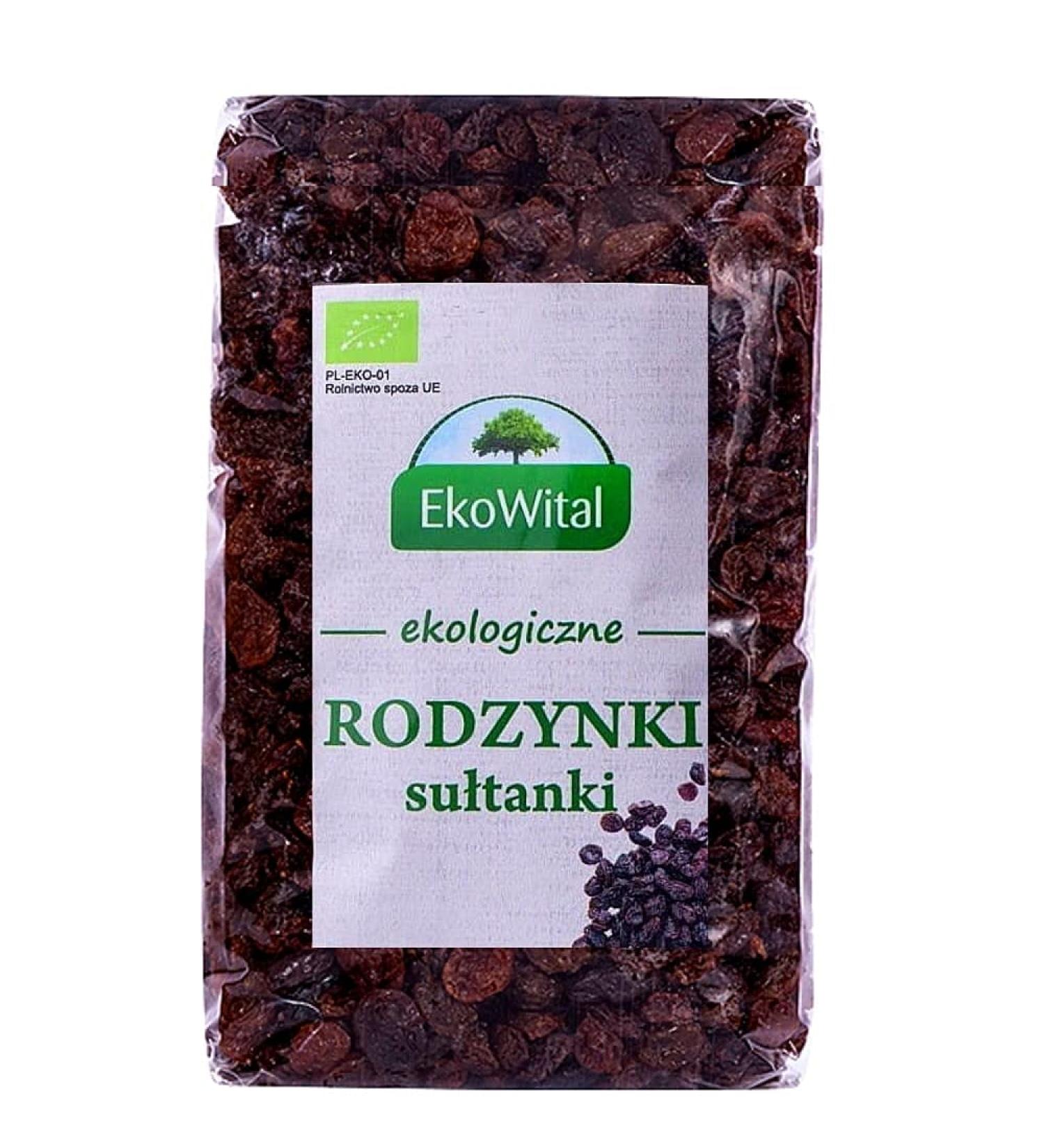 ORGANIC Sultan Grapes 500 g EkoWital