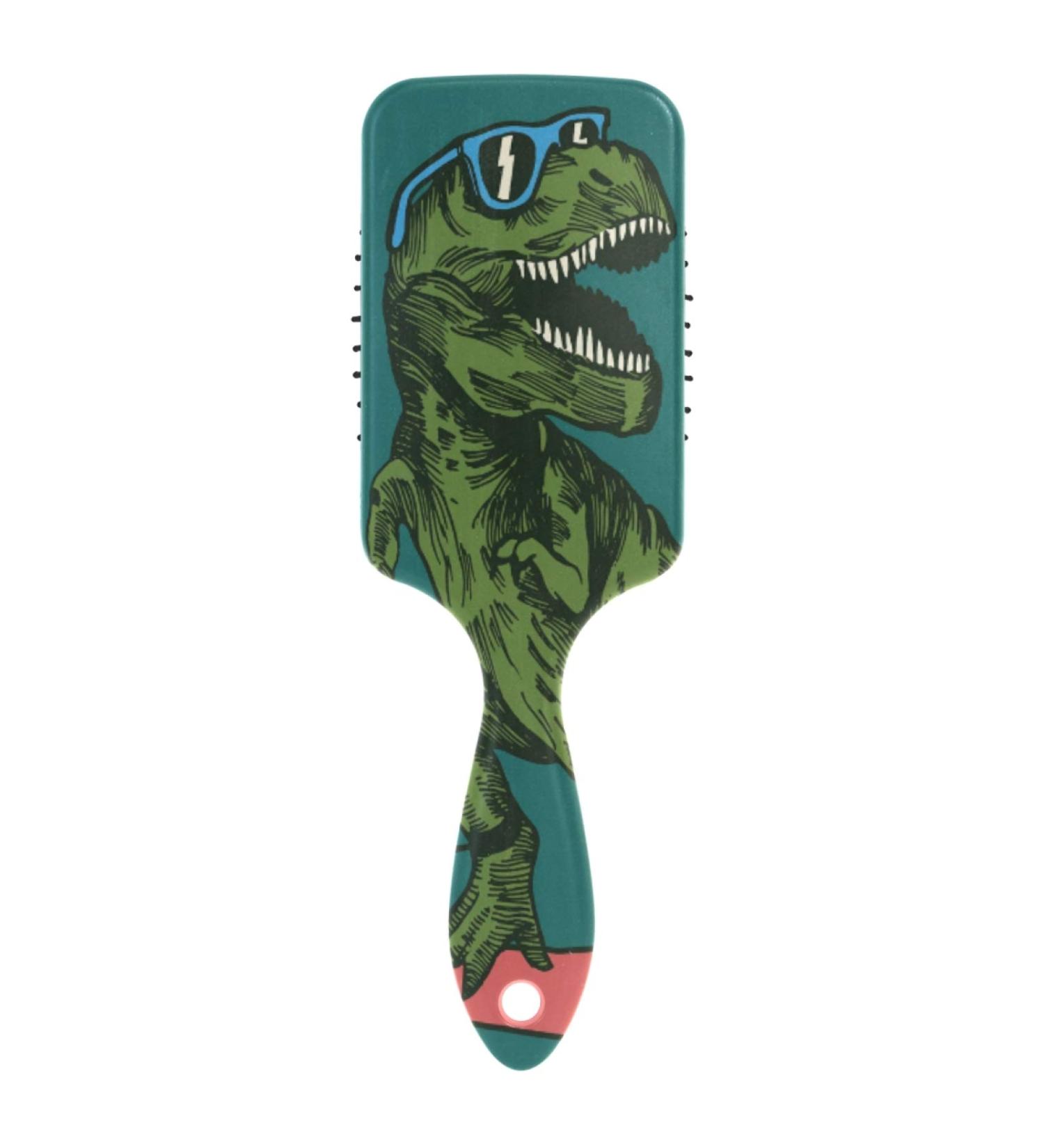Dinosaur Hair Brush - Detangler for Kids & Adults - Multicolor-7 | Perfect Christmas Gift - Buy Online on GoSupps.com
